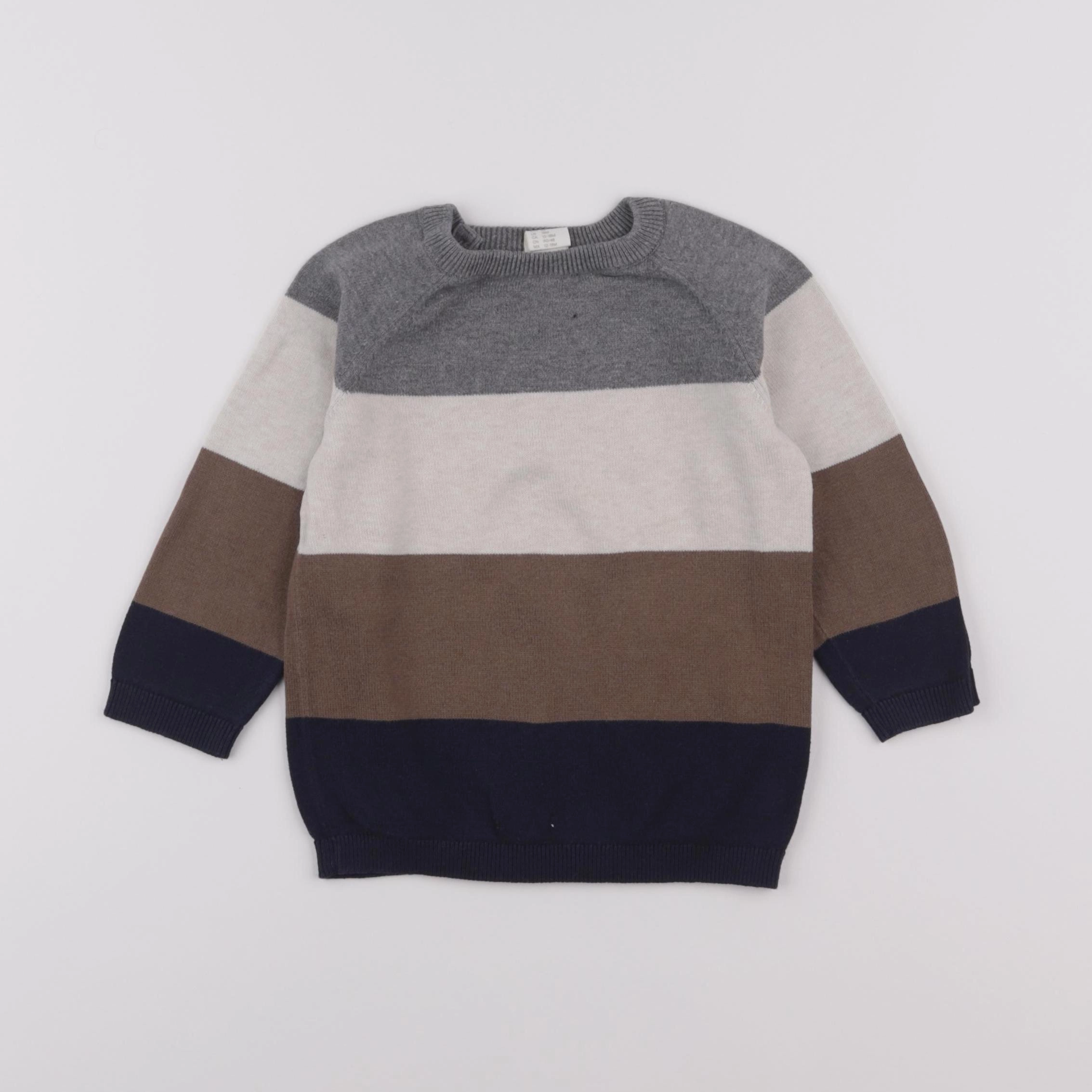 H&M - pull multicolore - 12/18 mois