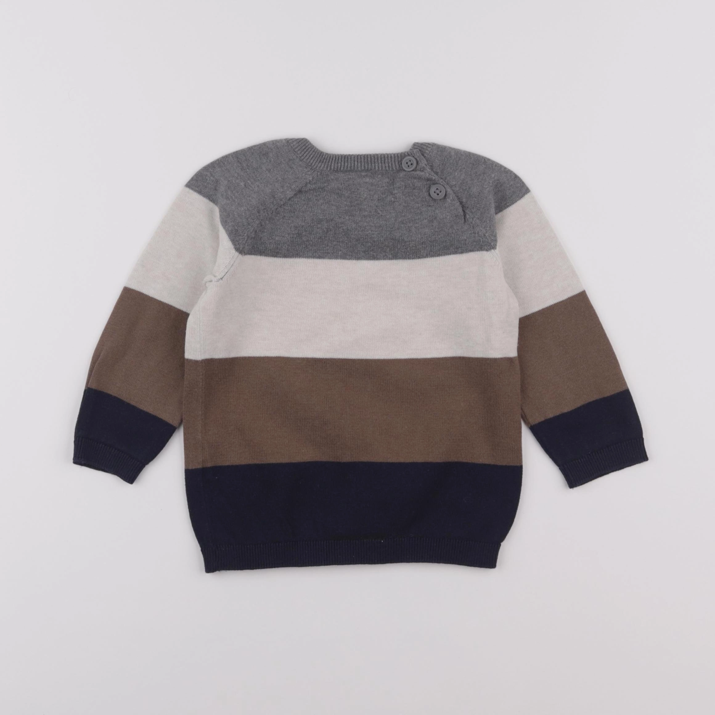 H&M - pull multicolore - 12/18 mois