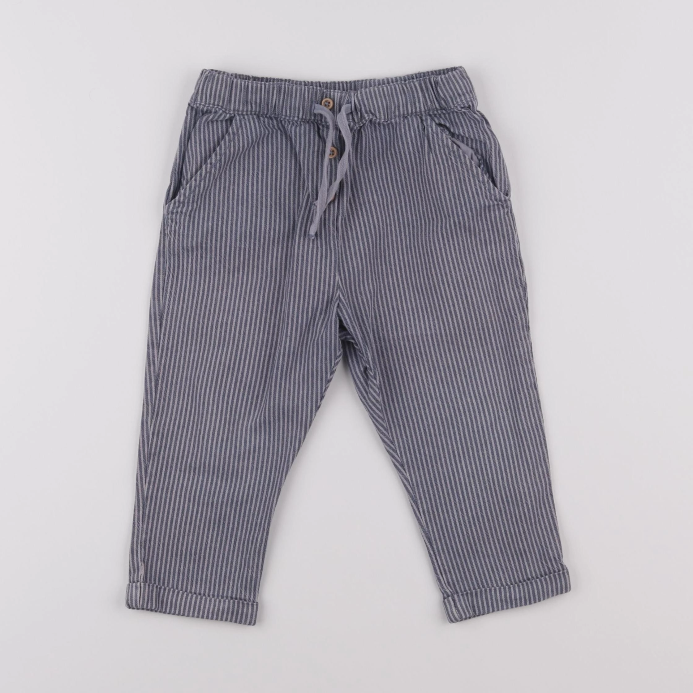 Boutchou - pantalon bleu - 18 mois