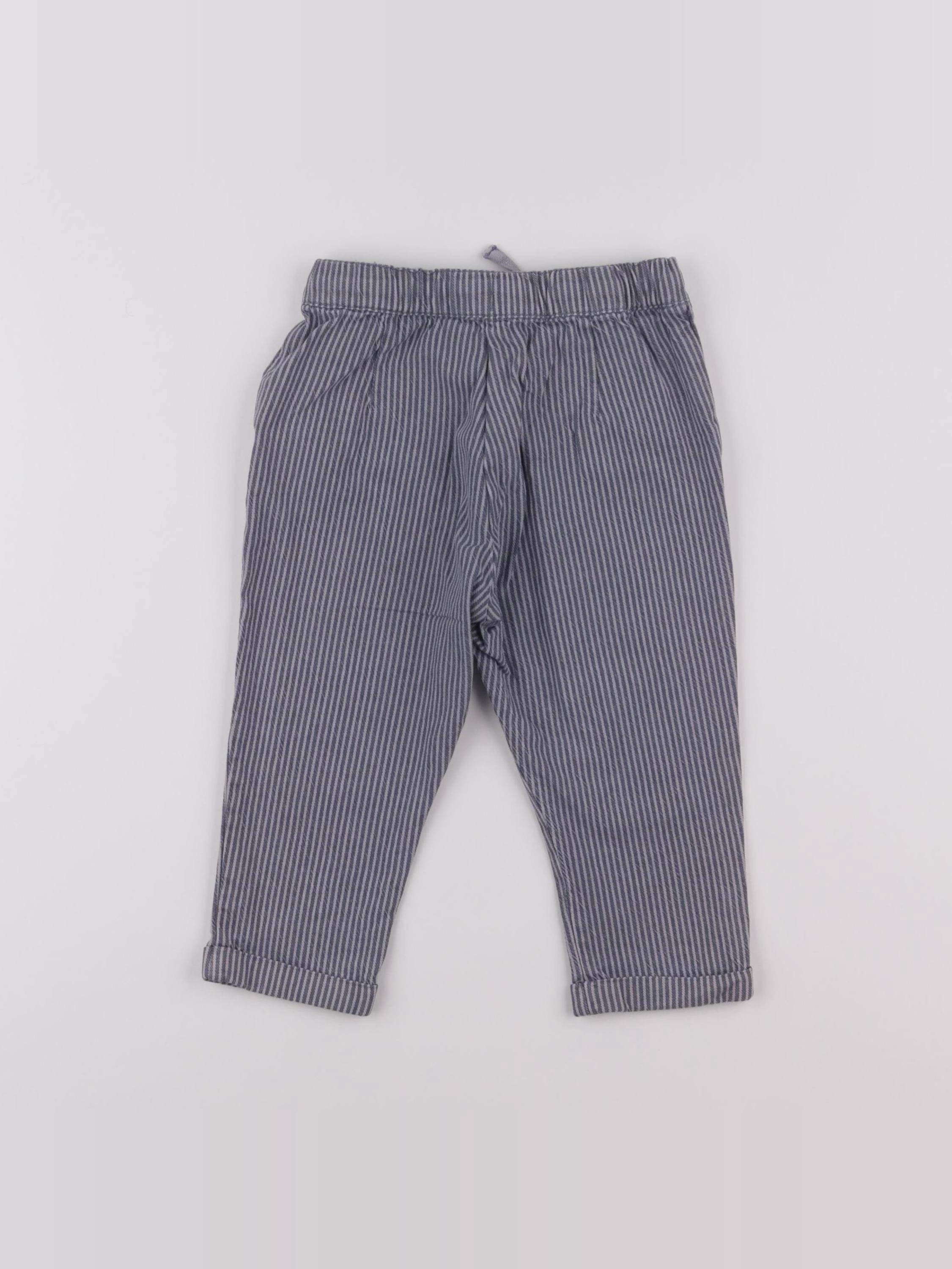 Boutchou - pantalon bleu - 18 mois