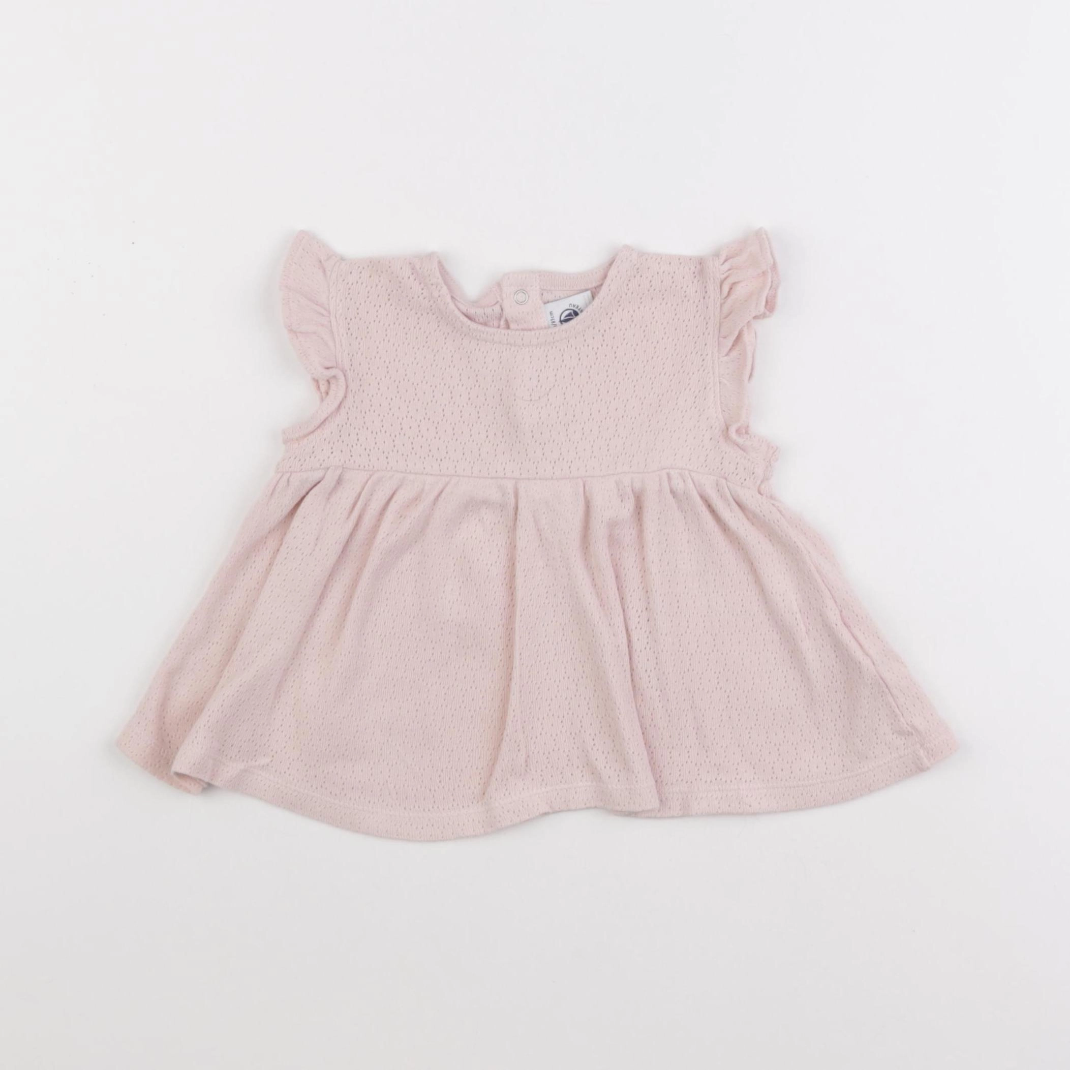 Petit Bateau - blouse rose - 18 mois