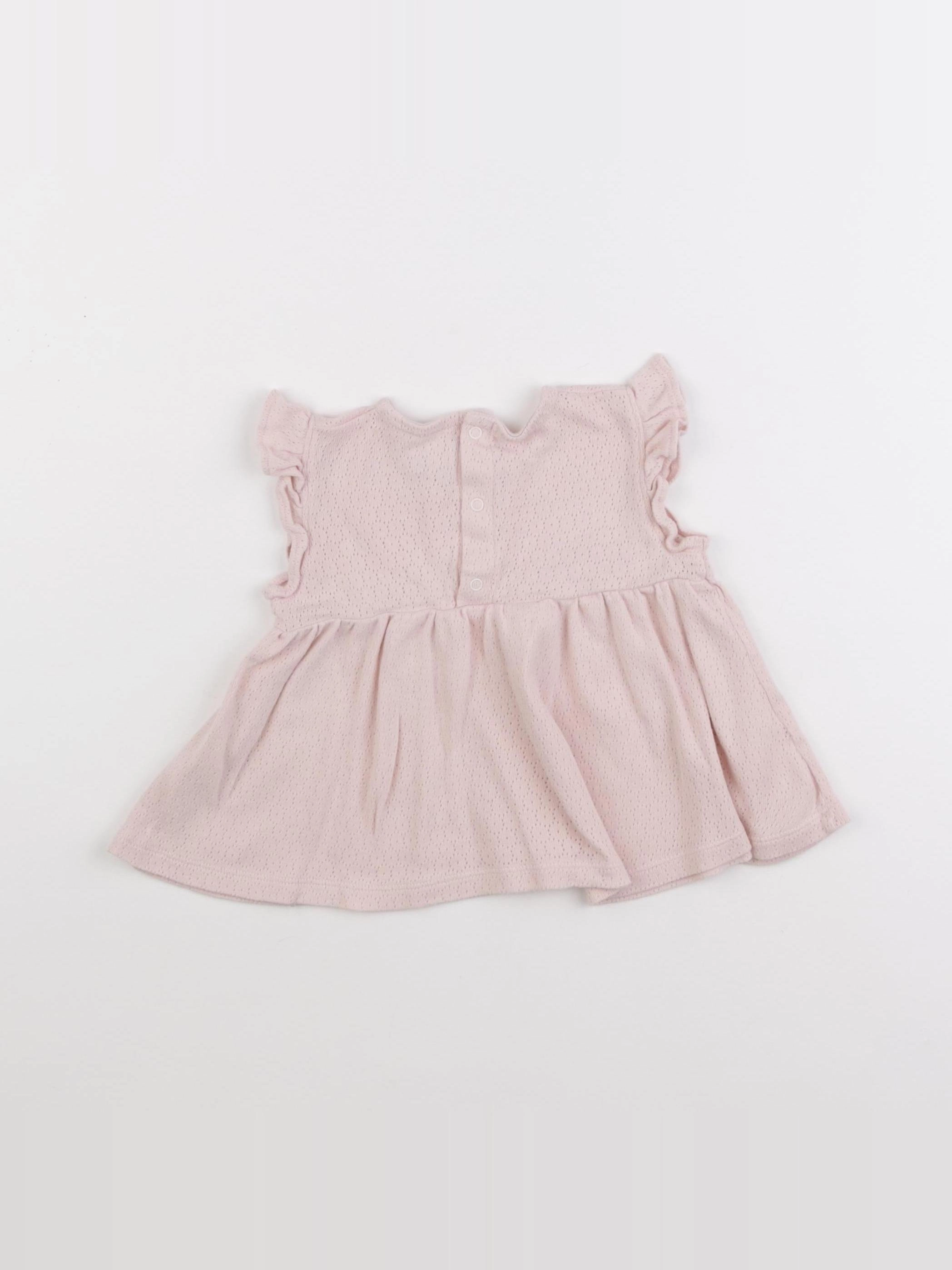 Petit Bateau - blouse rose - 18 mois
