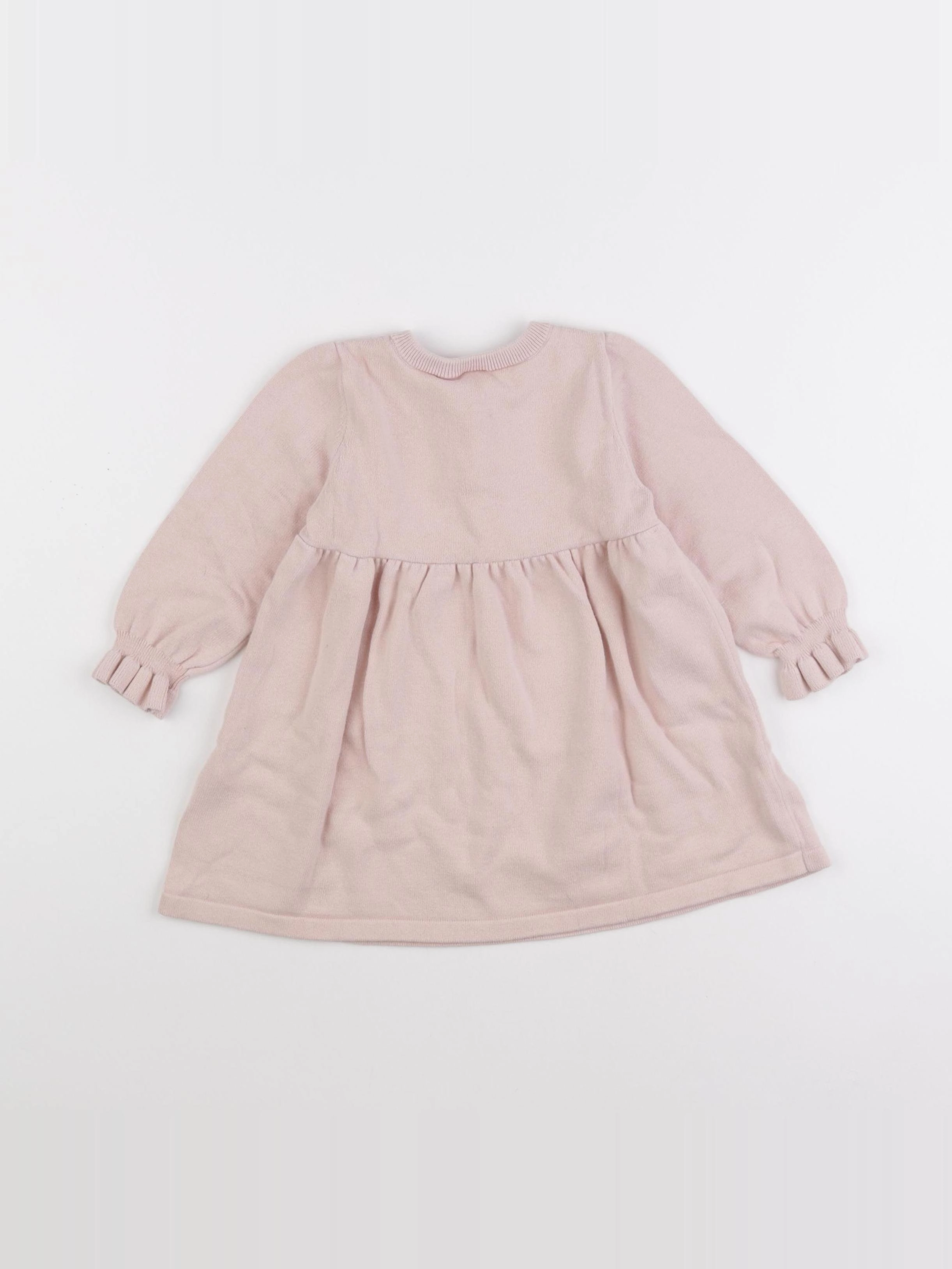 H&M - robe rose - 12/18 mois