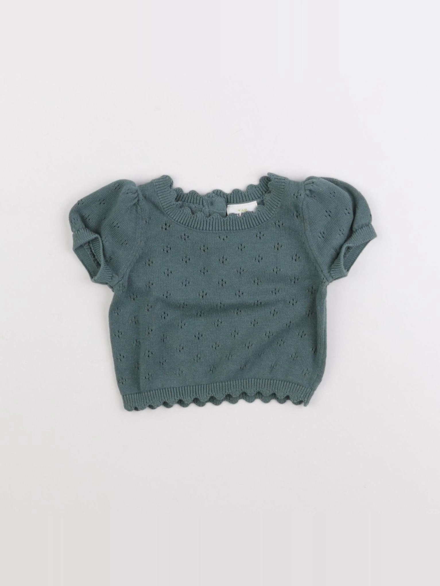 Tape à l'oeil - pull vert - 3 mois