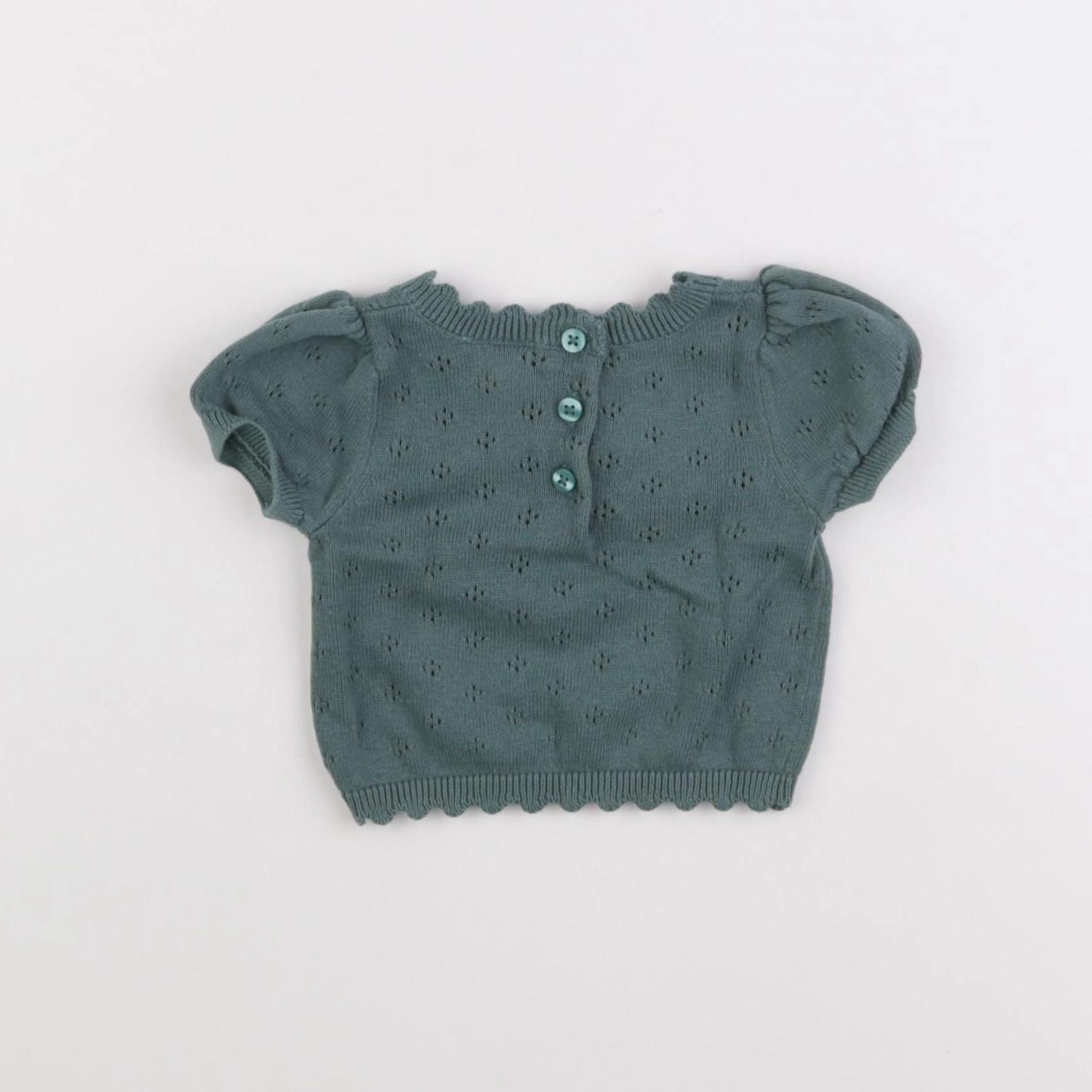 Tape à l'oeil - pull vert - 3 mois