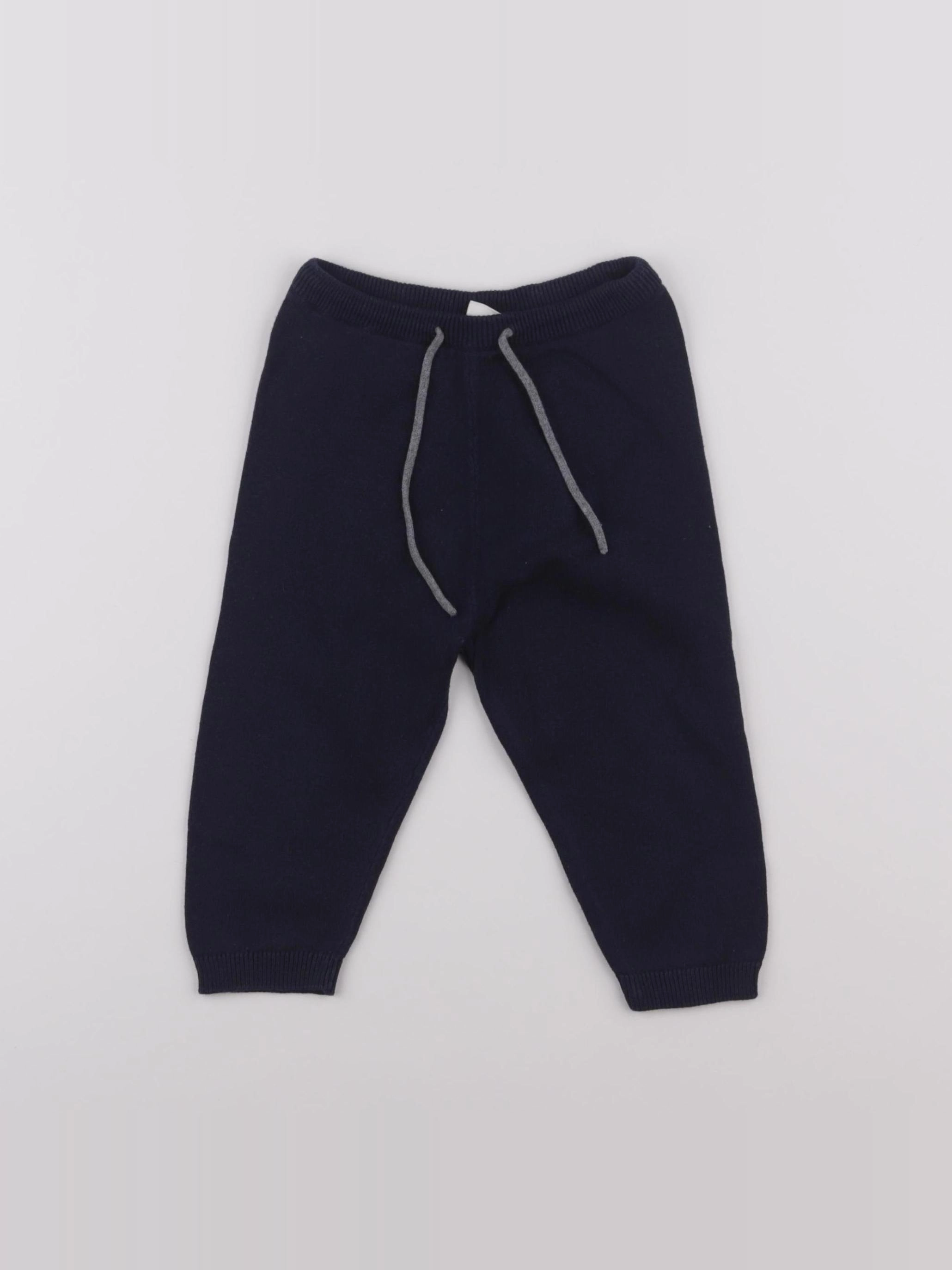 H&M - legging bleu - 12/18 mois