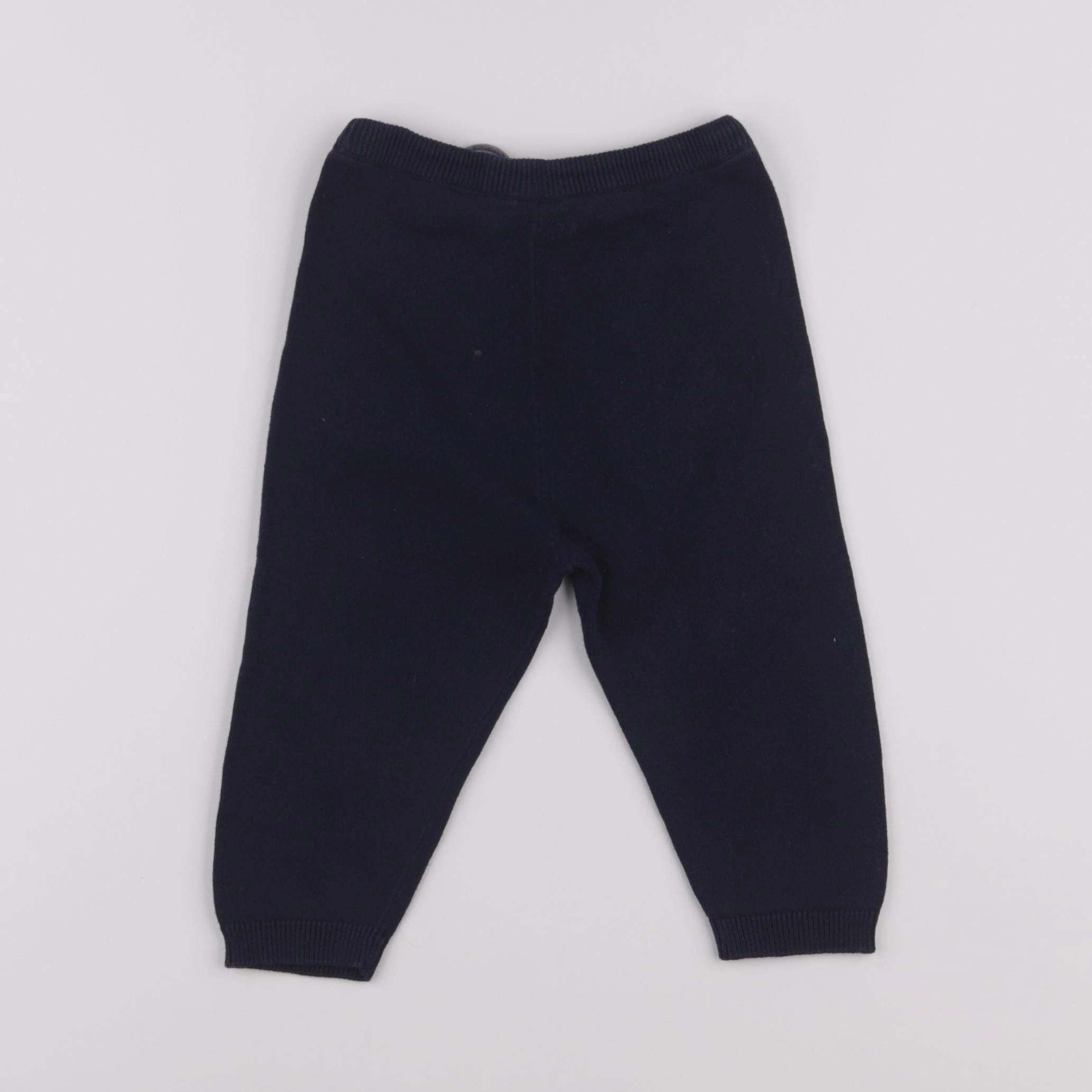 H&M - legging bleu - 12/18 mois