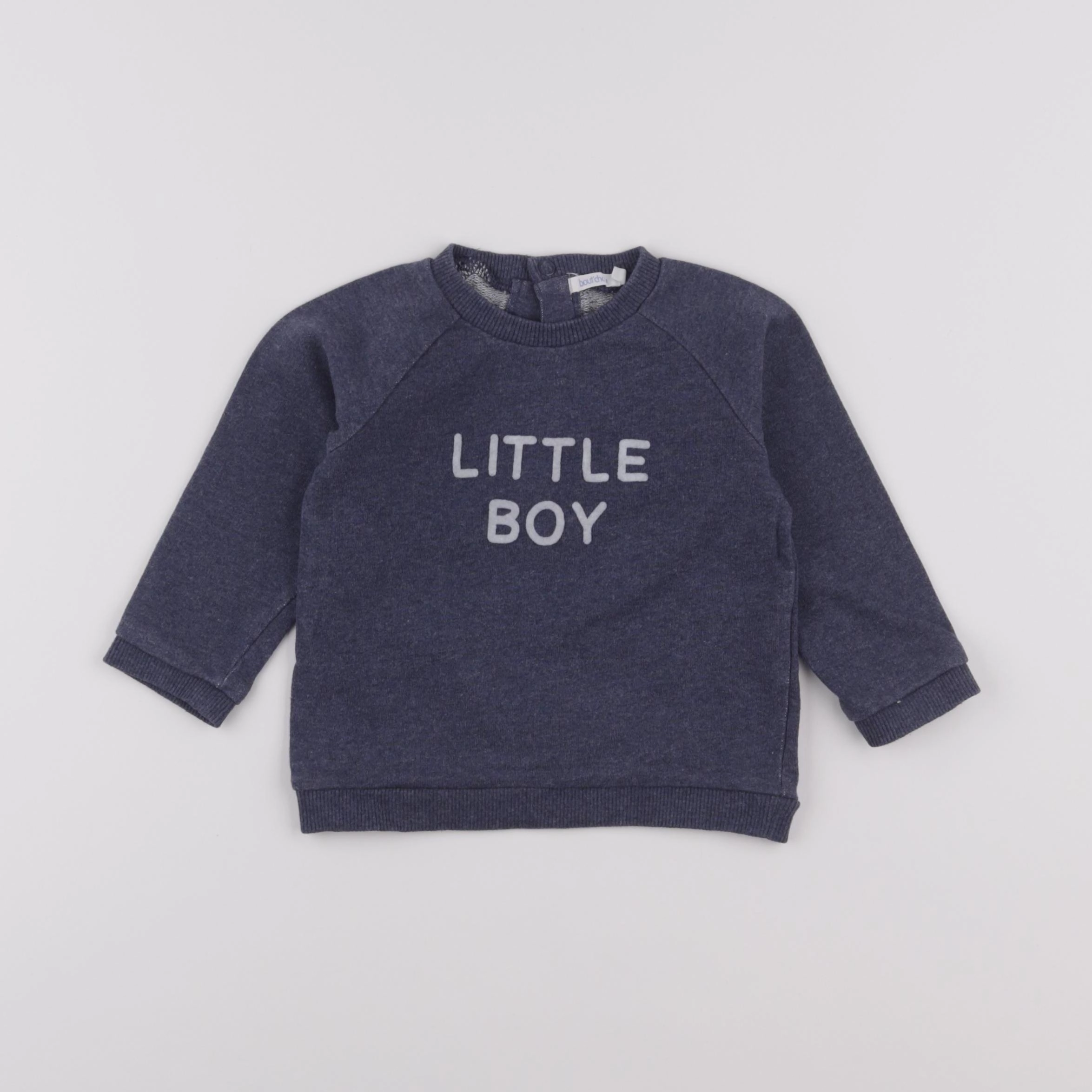 Boutchou - sweat bleu - 18 mois