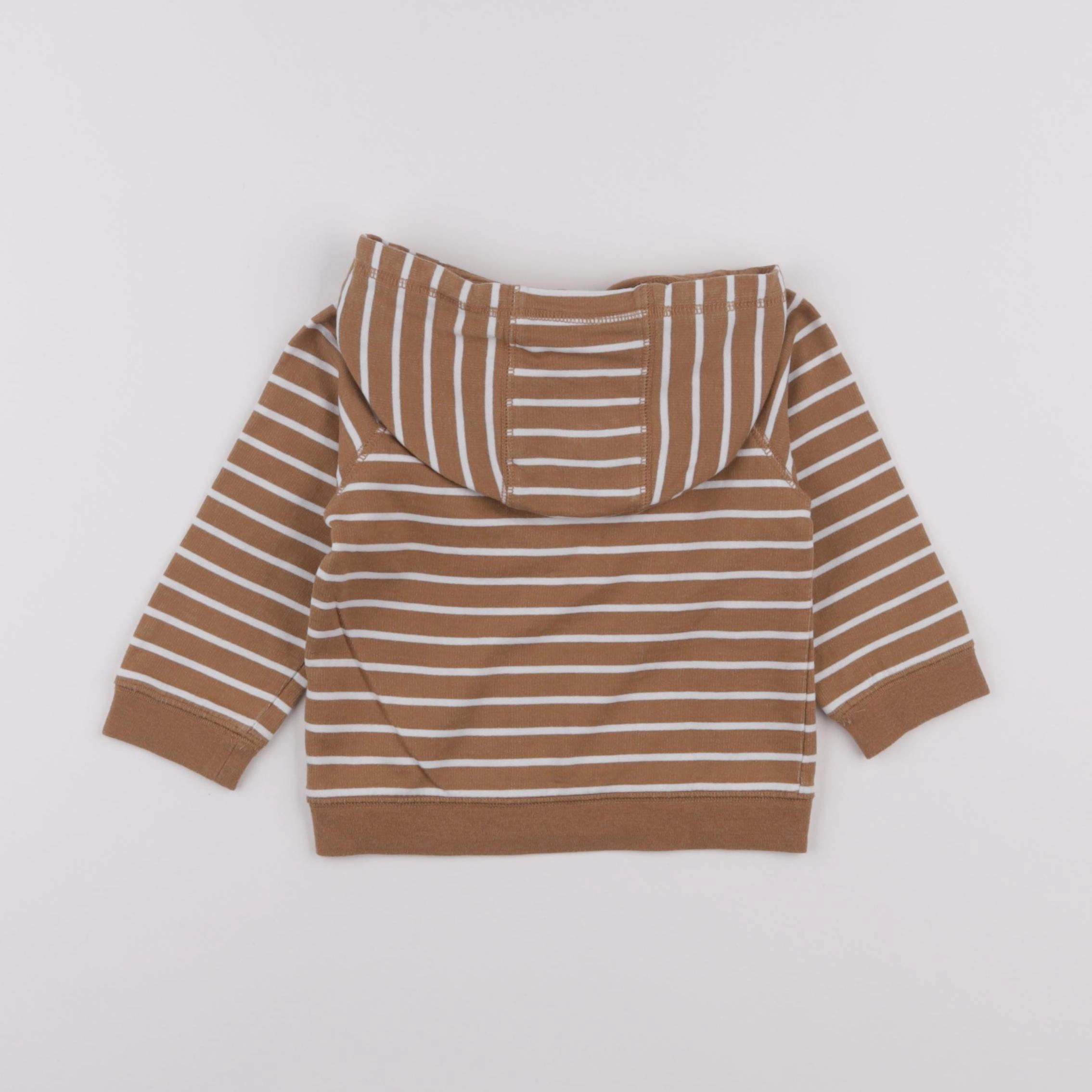 Vertbaudet - sweat marron - 18 mois