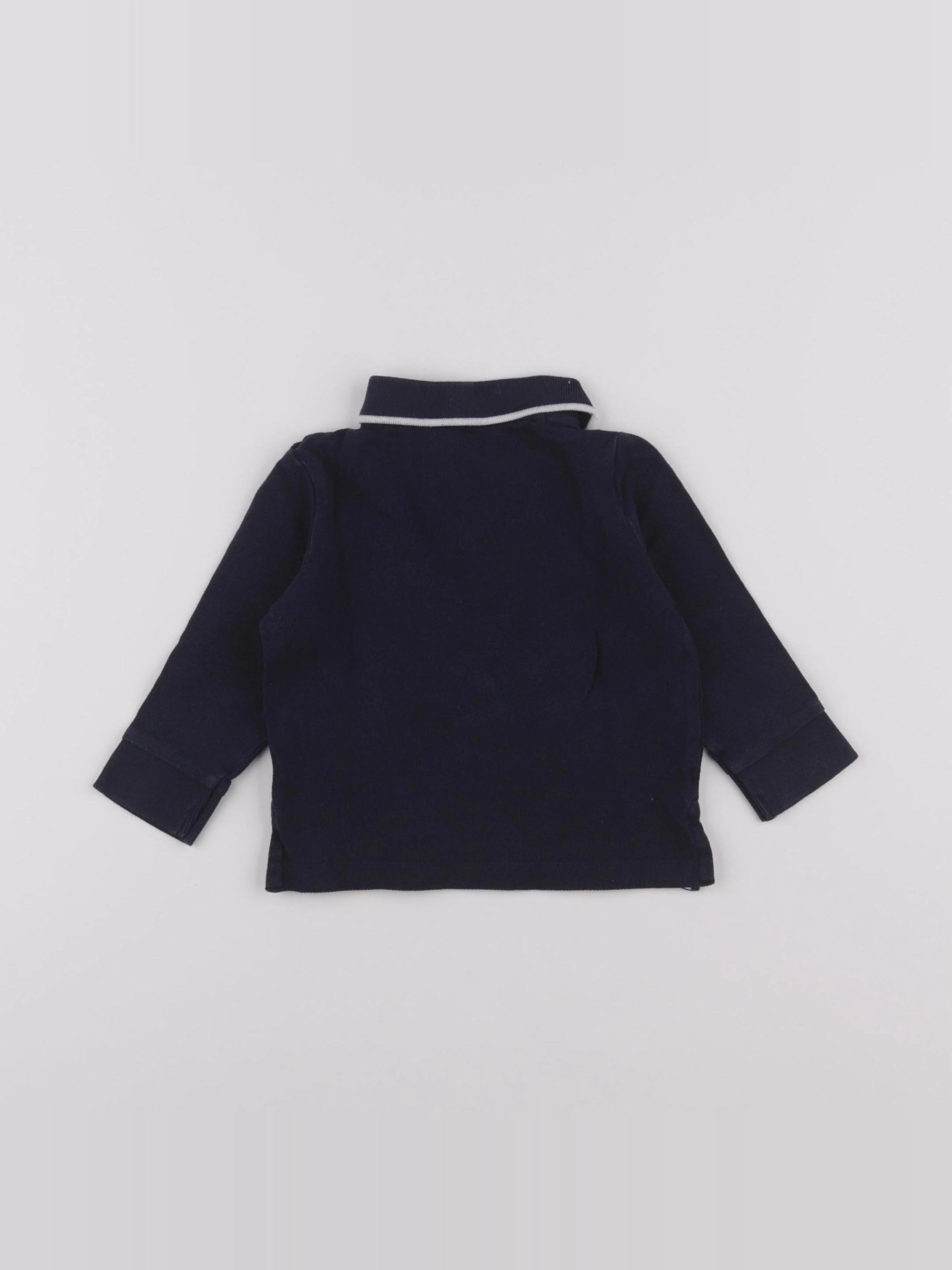 Boutchou - polo bleu - 9 mois