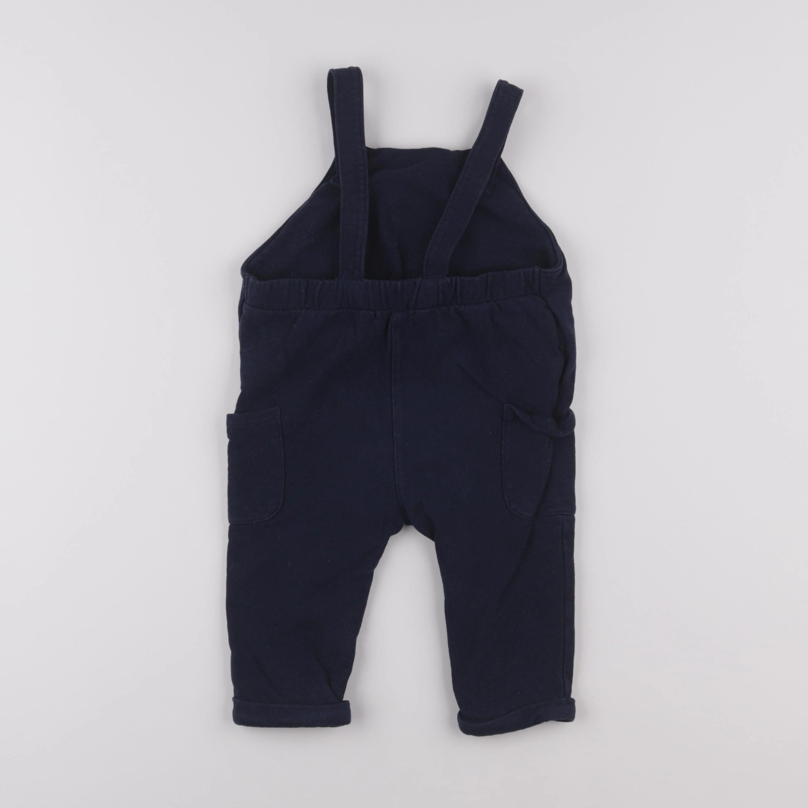 Vertbaudet - salopette doublé bleu - 18 mois