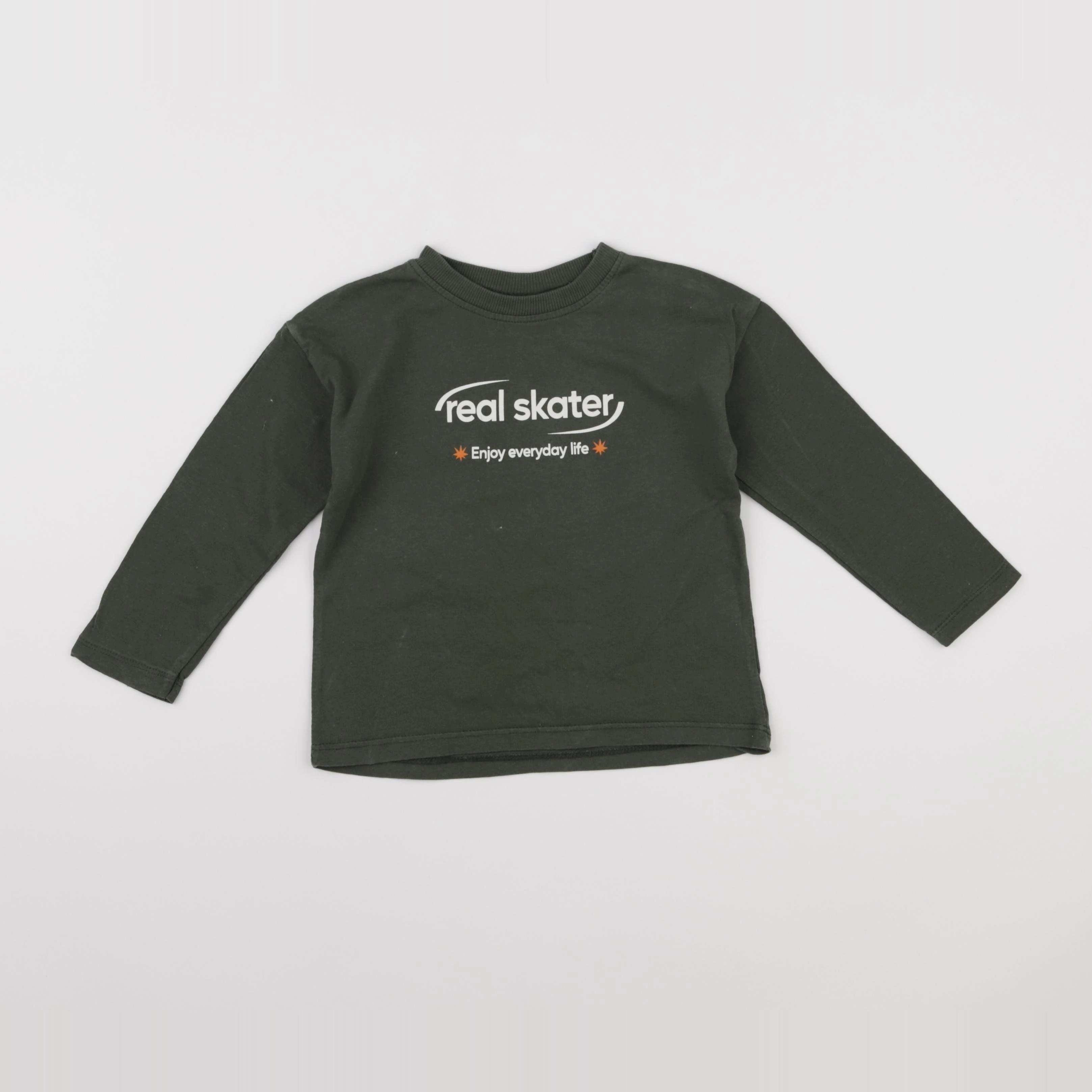Zara - tee-shirt imprimé au dos vert - 18/24 mois