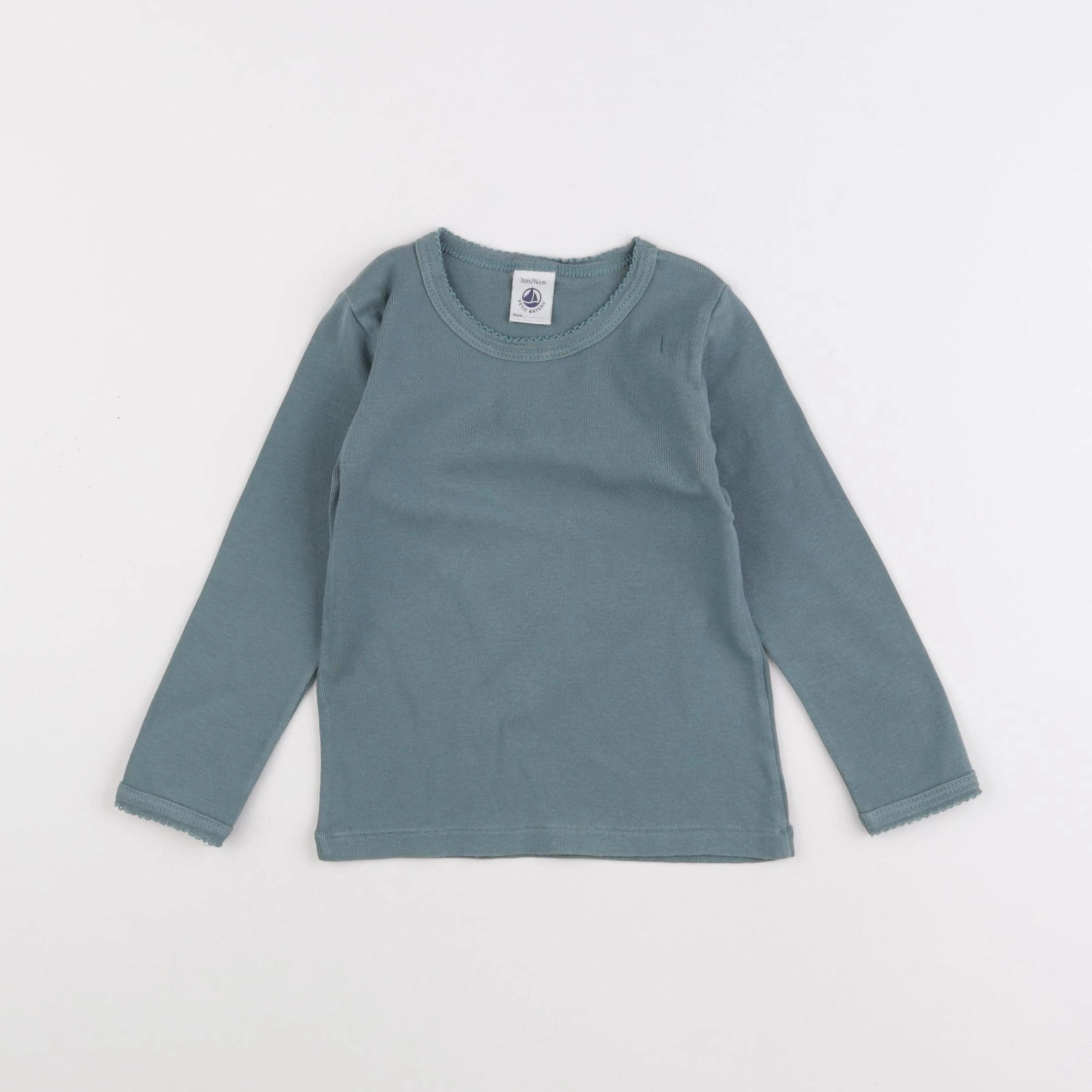 La Redoute - maillot de corps vert - 3 ans