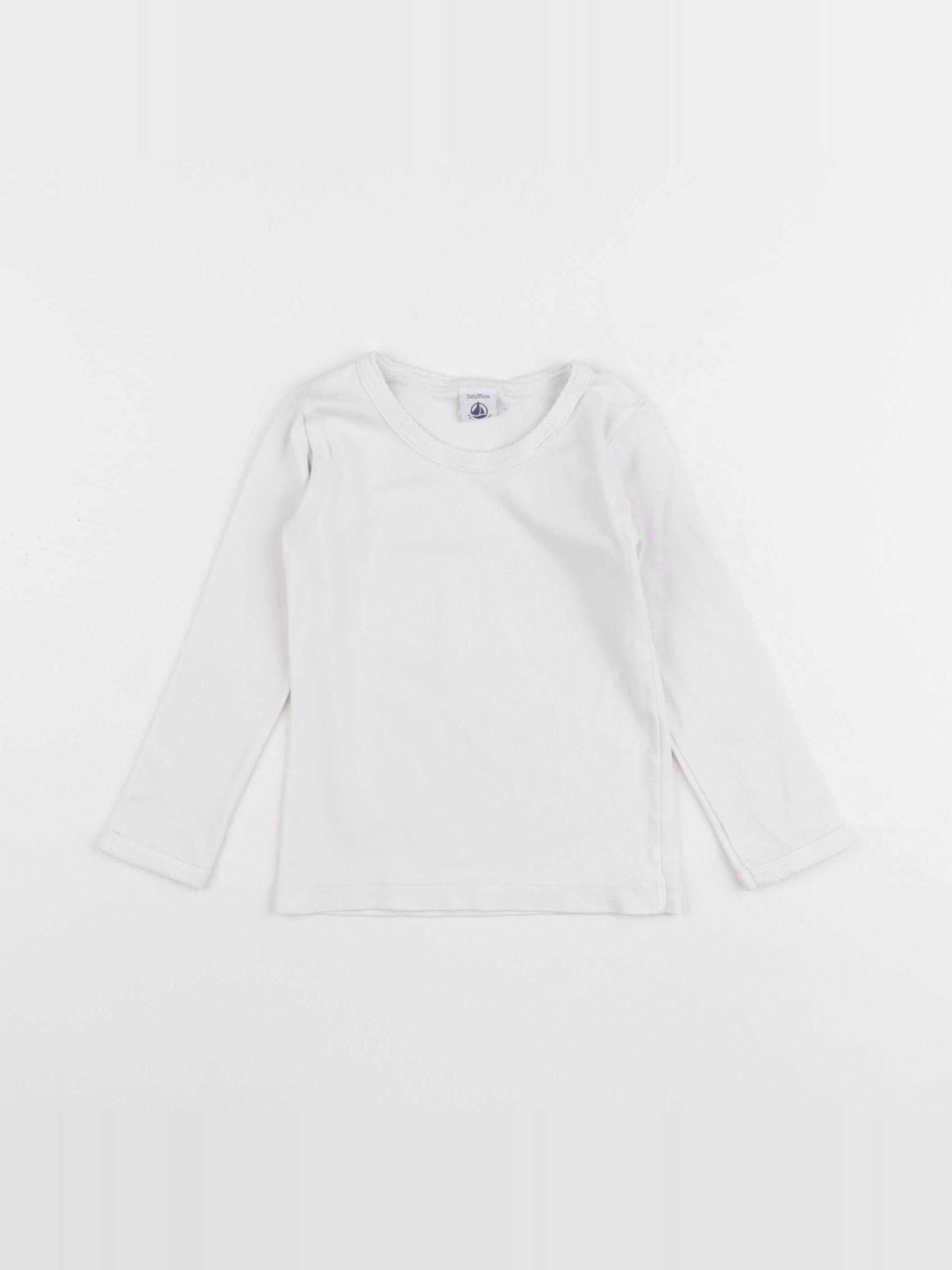 Petit Bateau - maillot de corps blanc - 3 ans