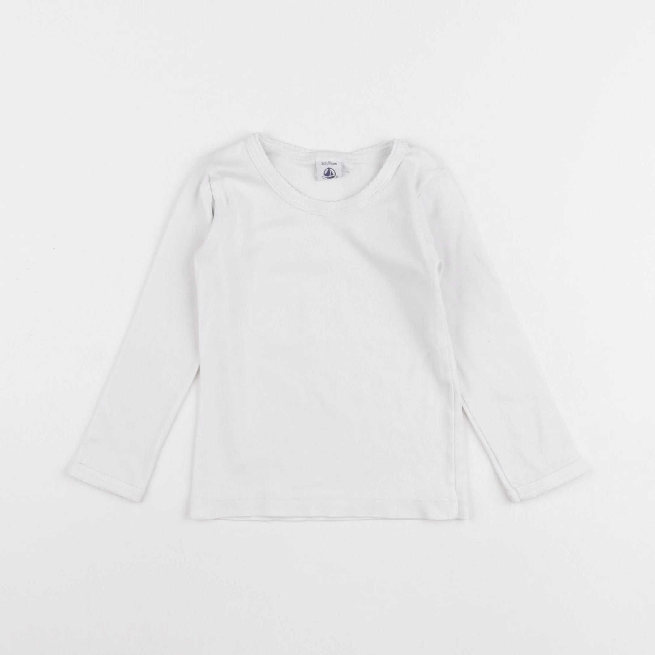 Petit Bateau - maillot de corps blanc - 3 ans