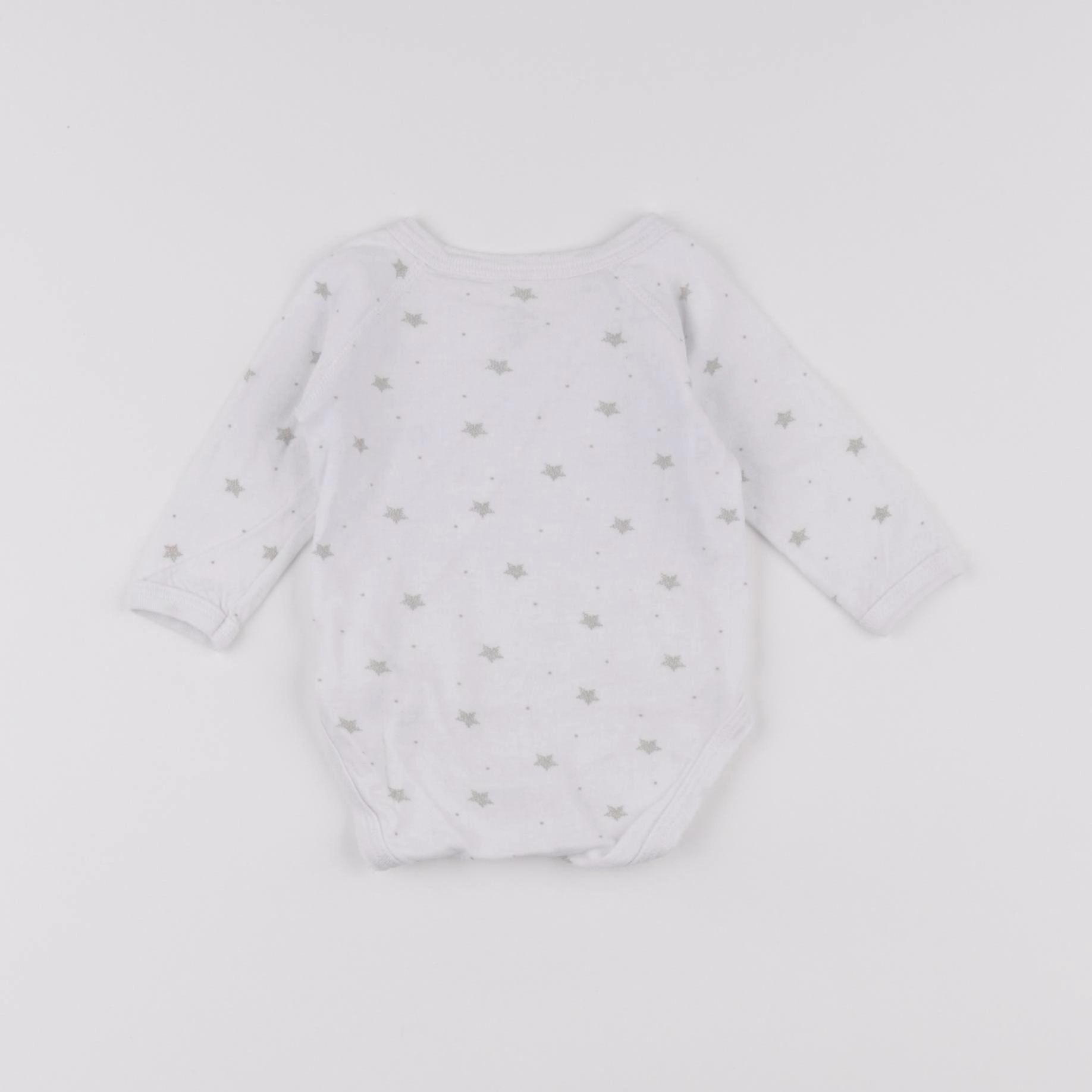 Petit Bateau - body blanc - 0 mois