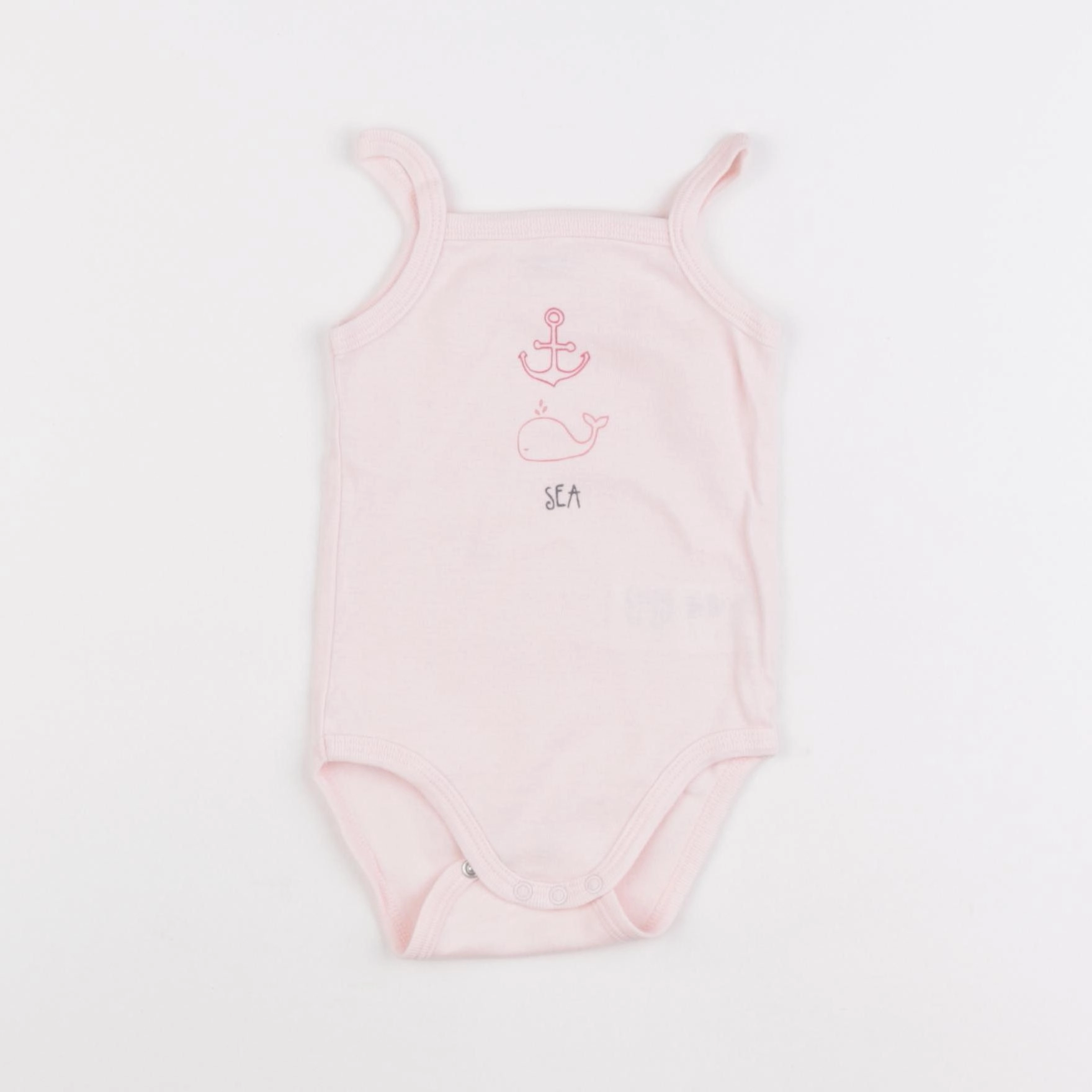 Vertbaudet - body rose - 12 mois
