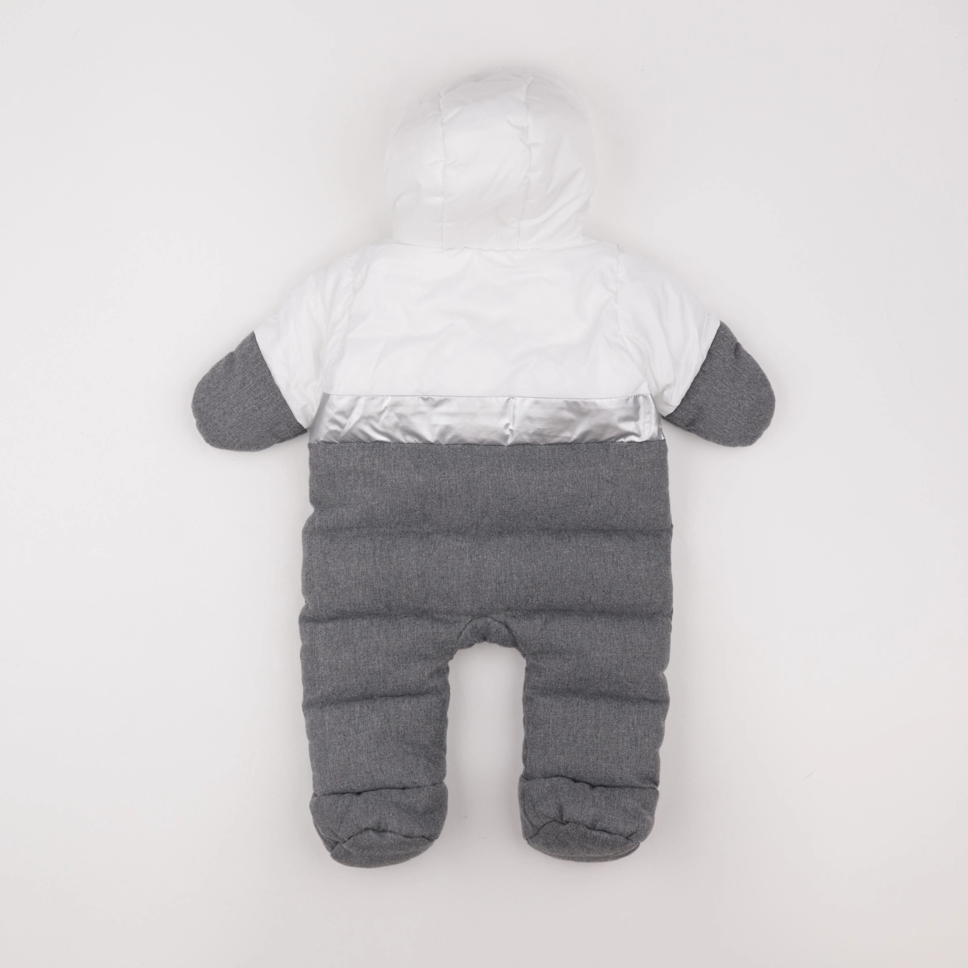 Jacadi - combi-pilote gris, argent - 3 mois