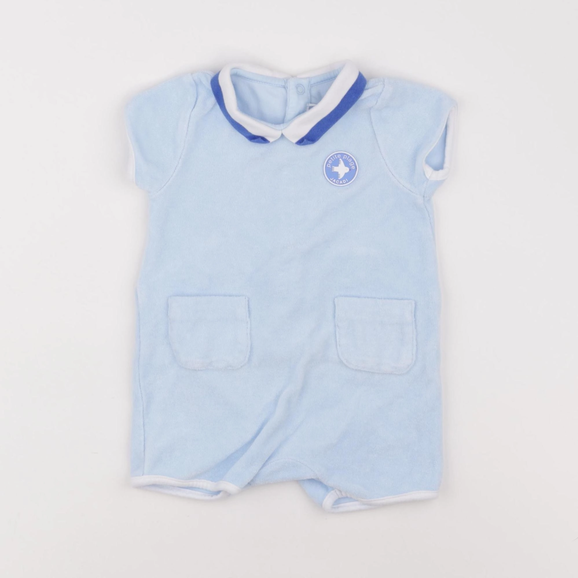 Jacadi - combinaison bleu - 12 mois