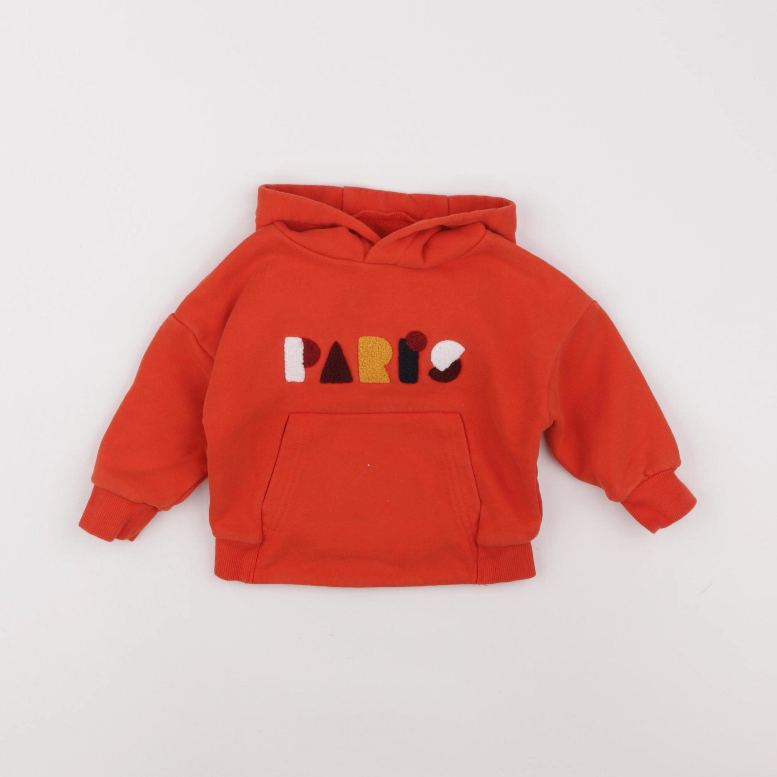 Jacadi - sweat rouge - 12 mois