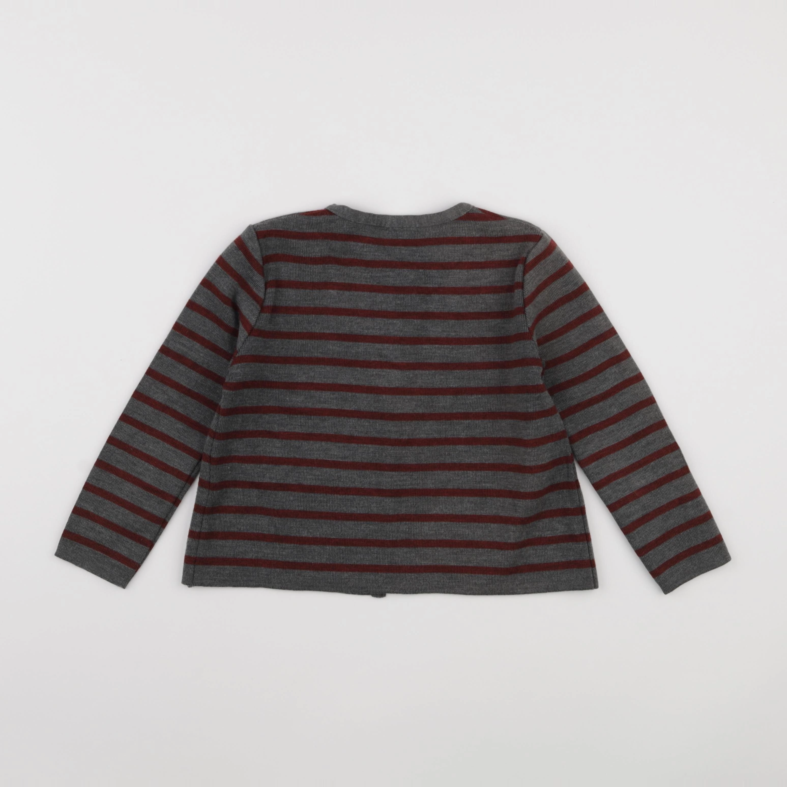 Le Minor - gilet gris, rouge - 8 ans