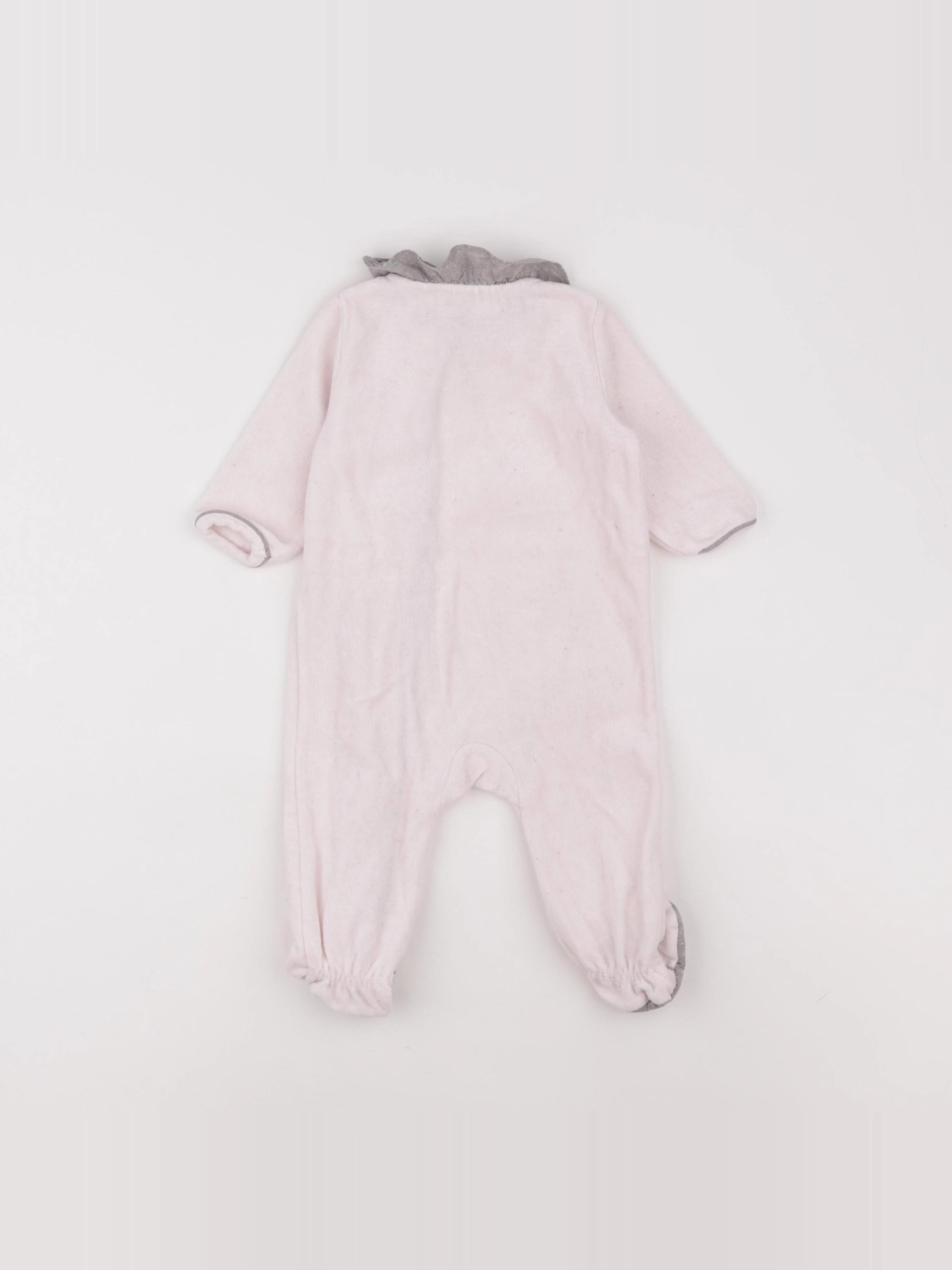 Cyrillus - pyjama velours blanc - 9 mois