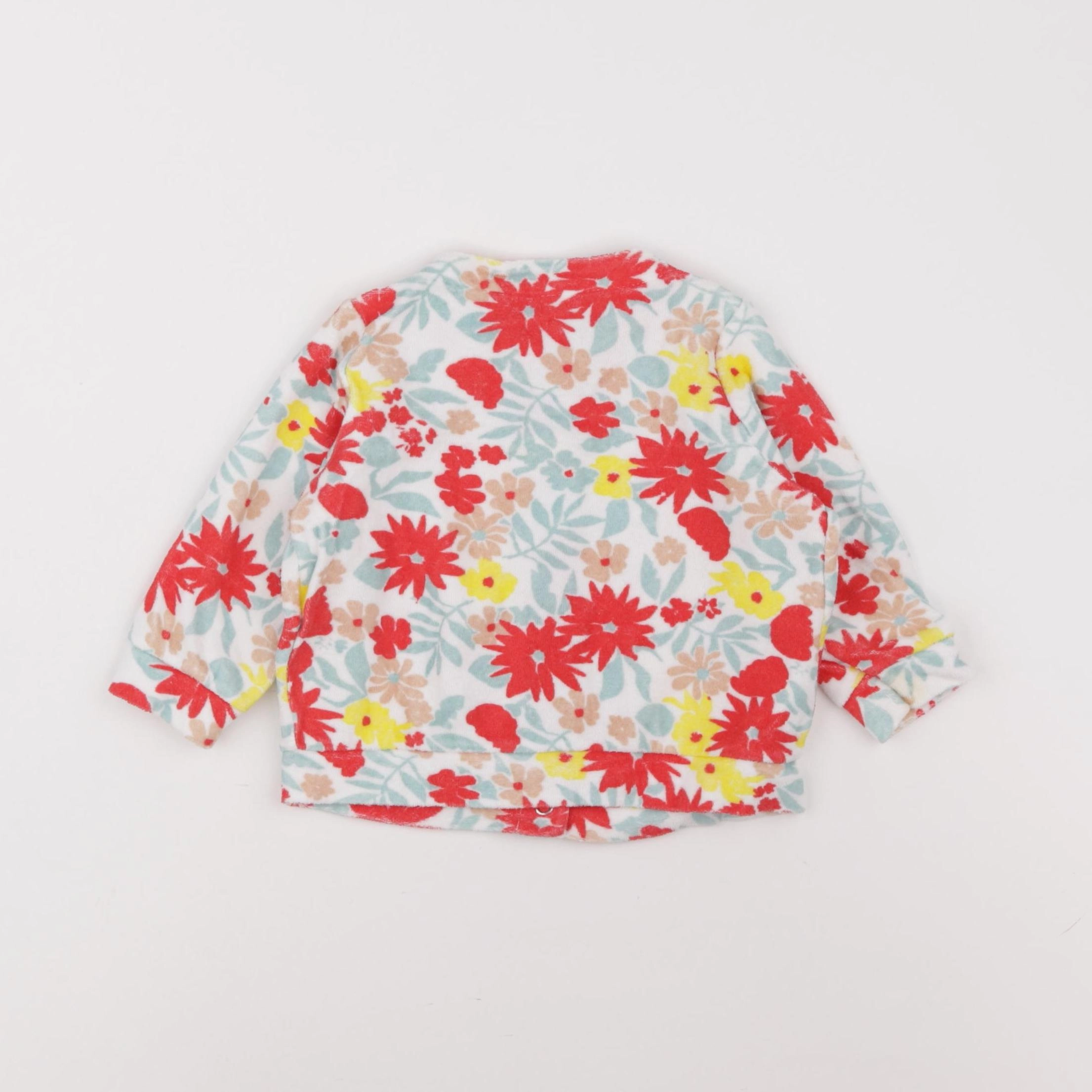 Petit Bateau - gilet multicolore - 12 mois