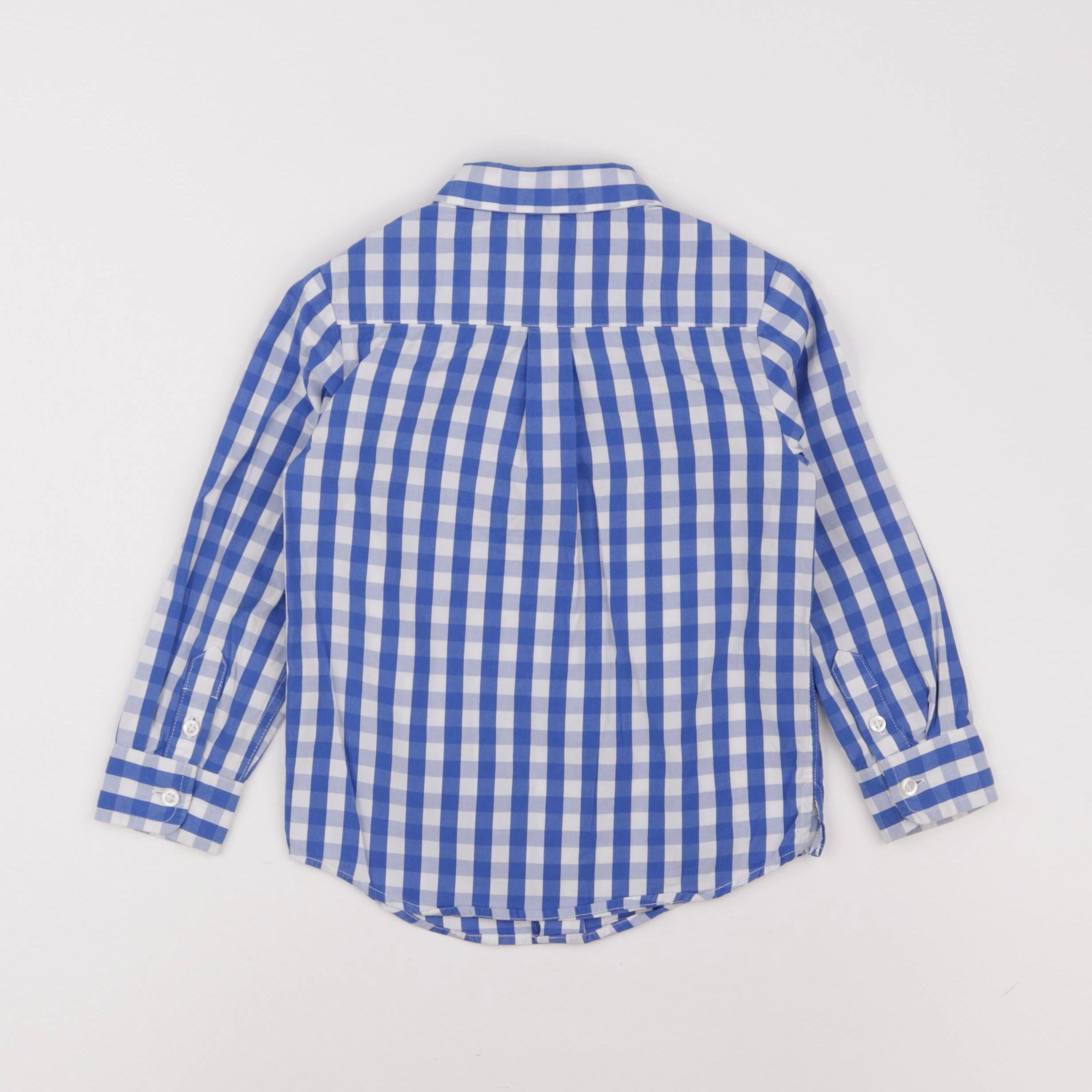 Jacadi - chemise bleu, blanc - 4 ans