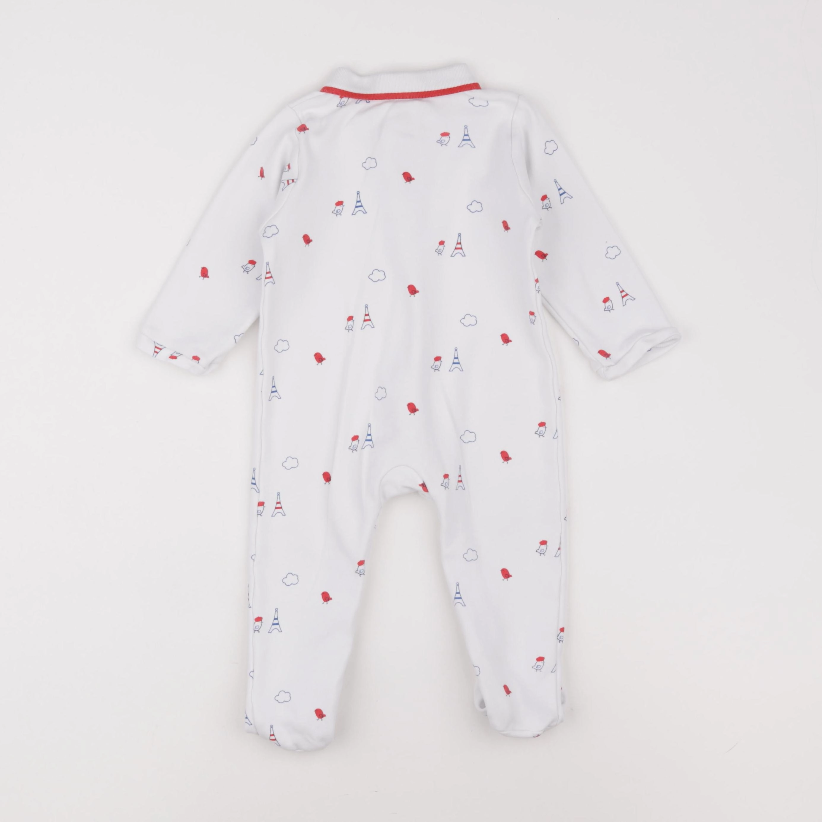 Jacadi - pyjama coton blanc - 12 mois