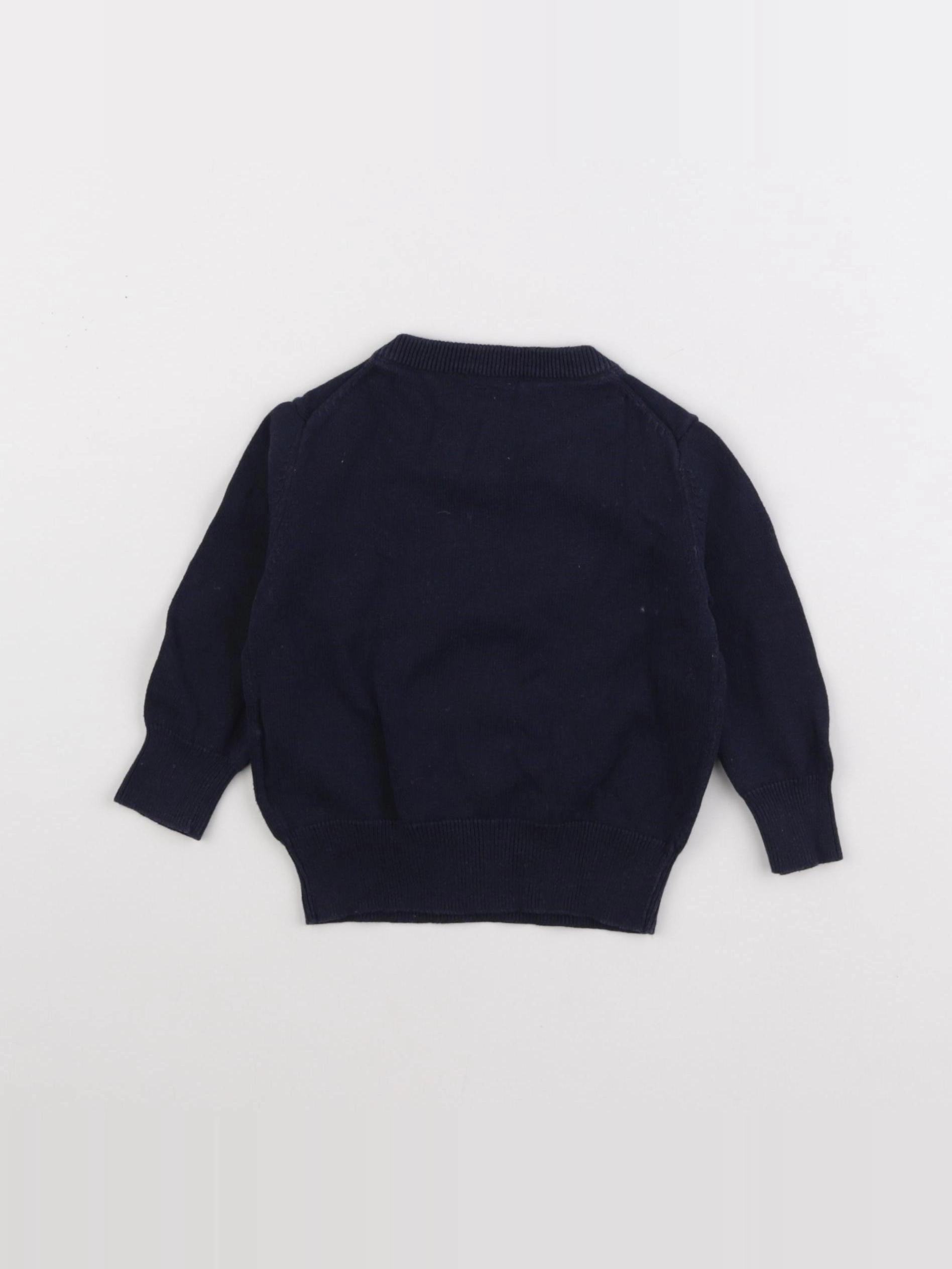 GAP - pull bleu - 6/12 mois