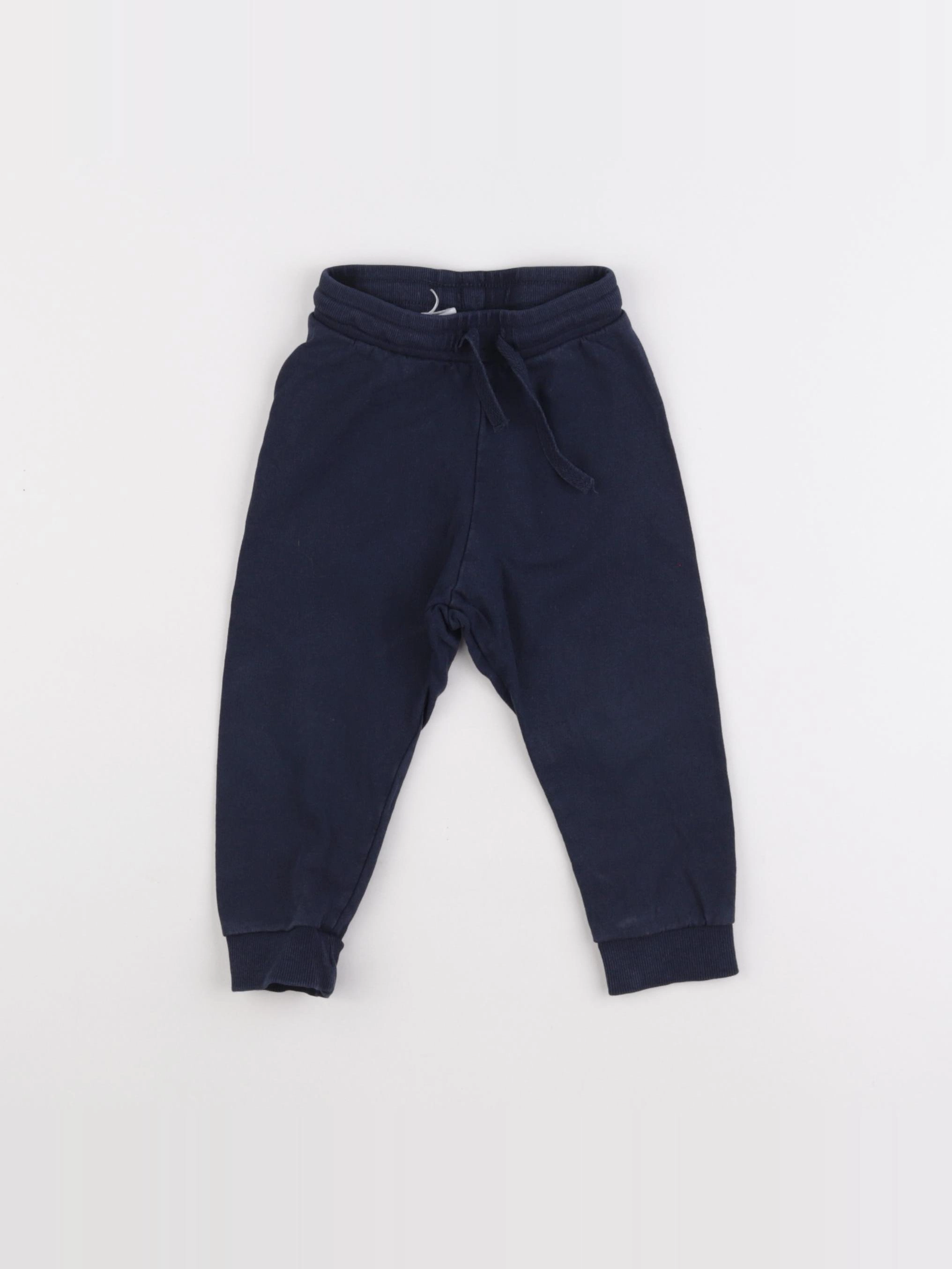 H&M - jogging bleu - 9/12 mois