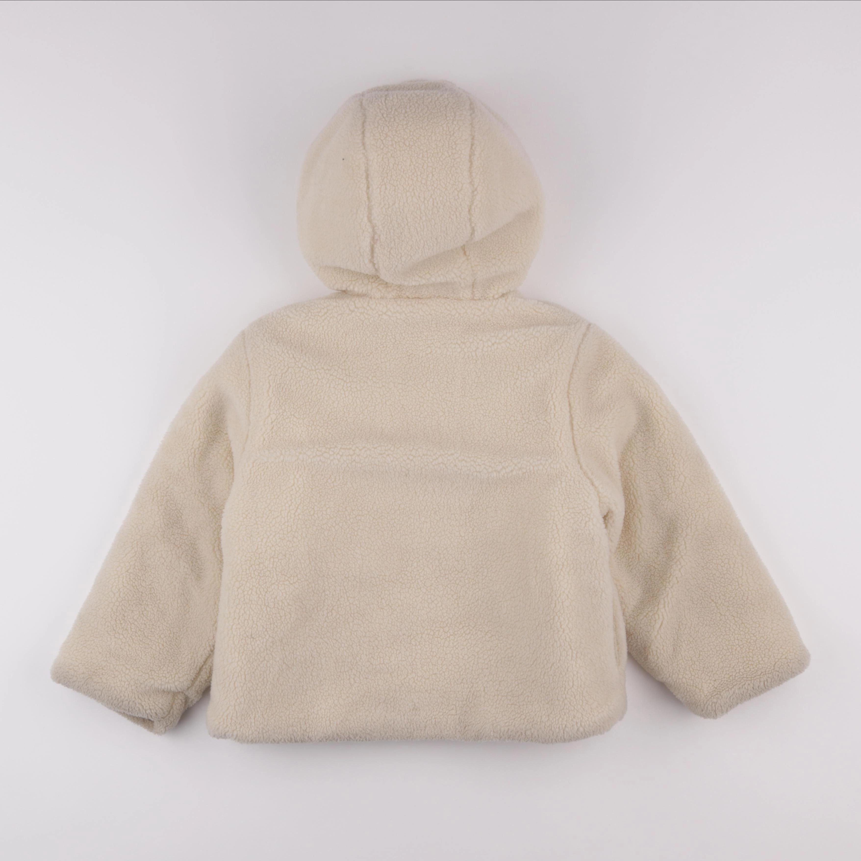 Vertbaudet - doudoune réversible beige, marron - 8 ans