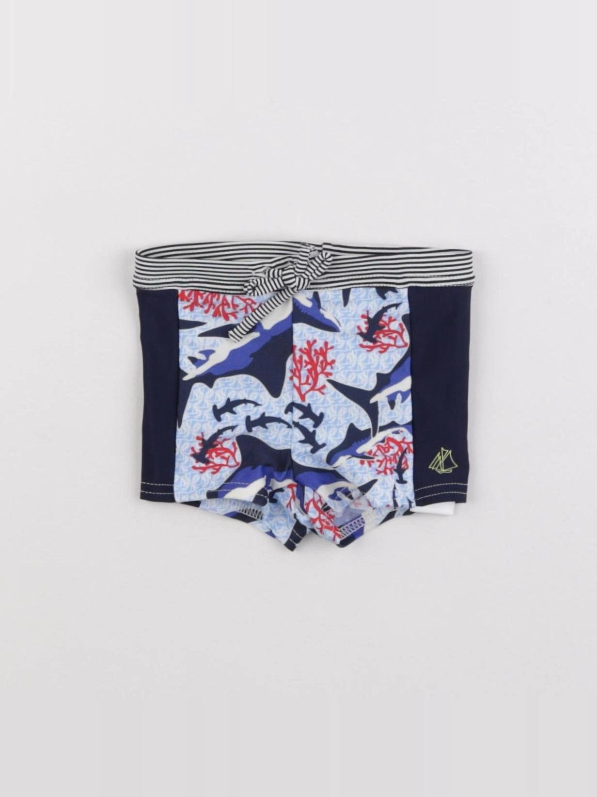 Petit Bateau - maillot de bain bleu - 6 mois
