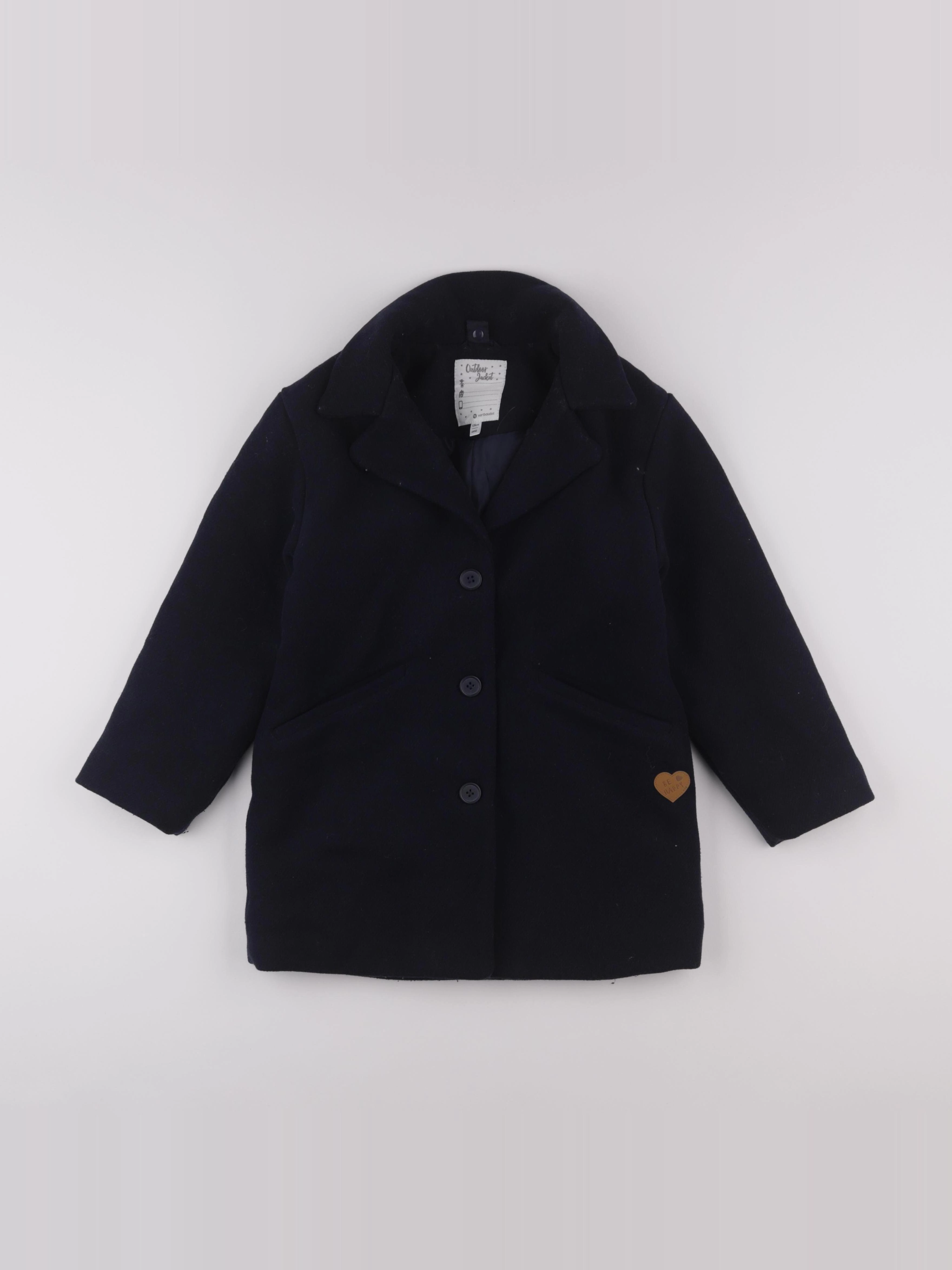 Vertbaudet - manteau bleu - 8 ans