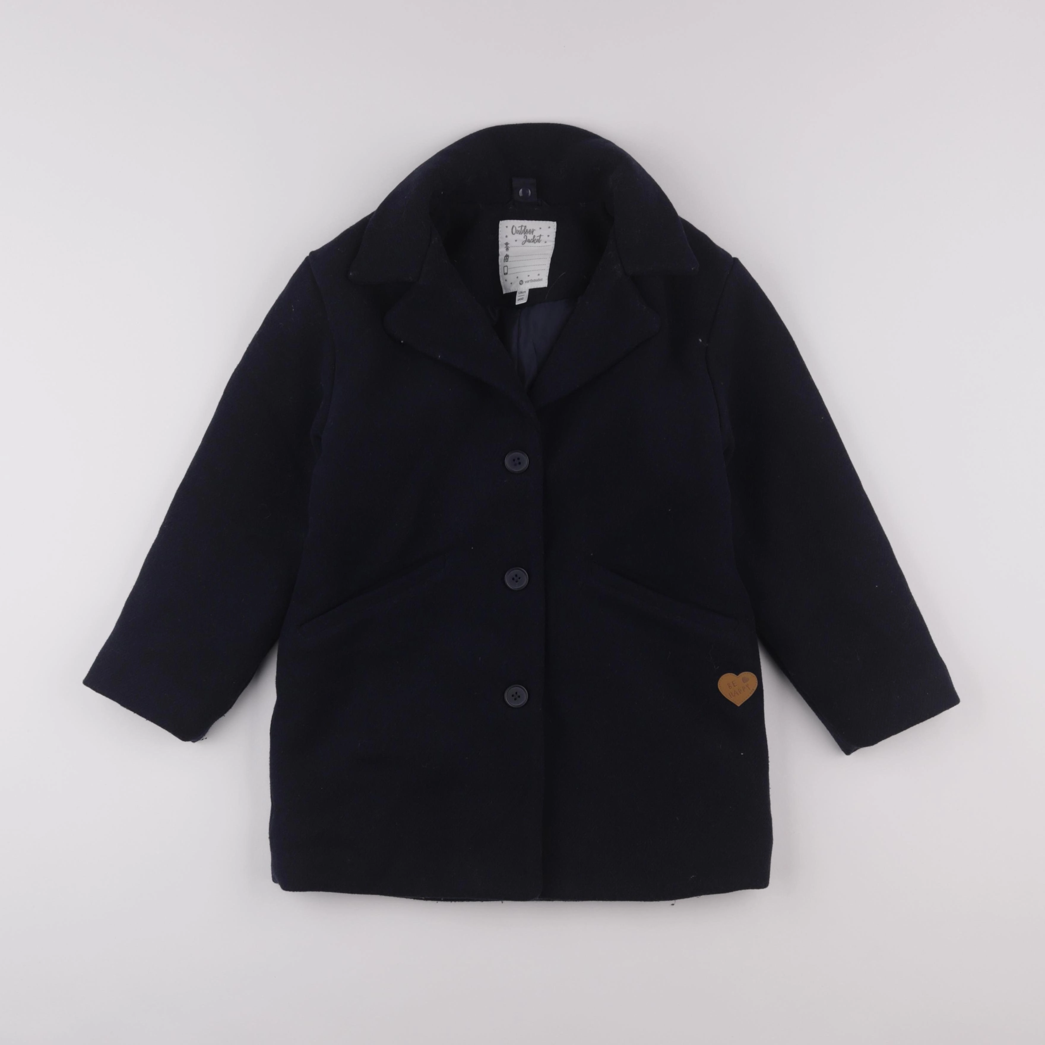 Vertbaudet - manteau bleu - 8 ans