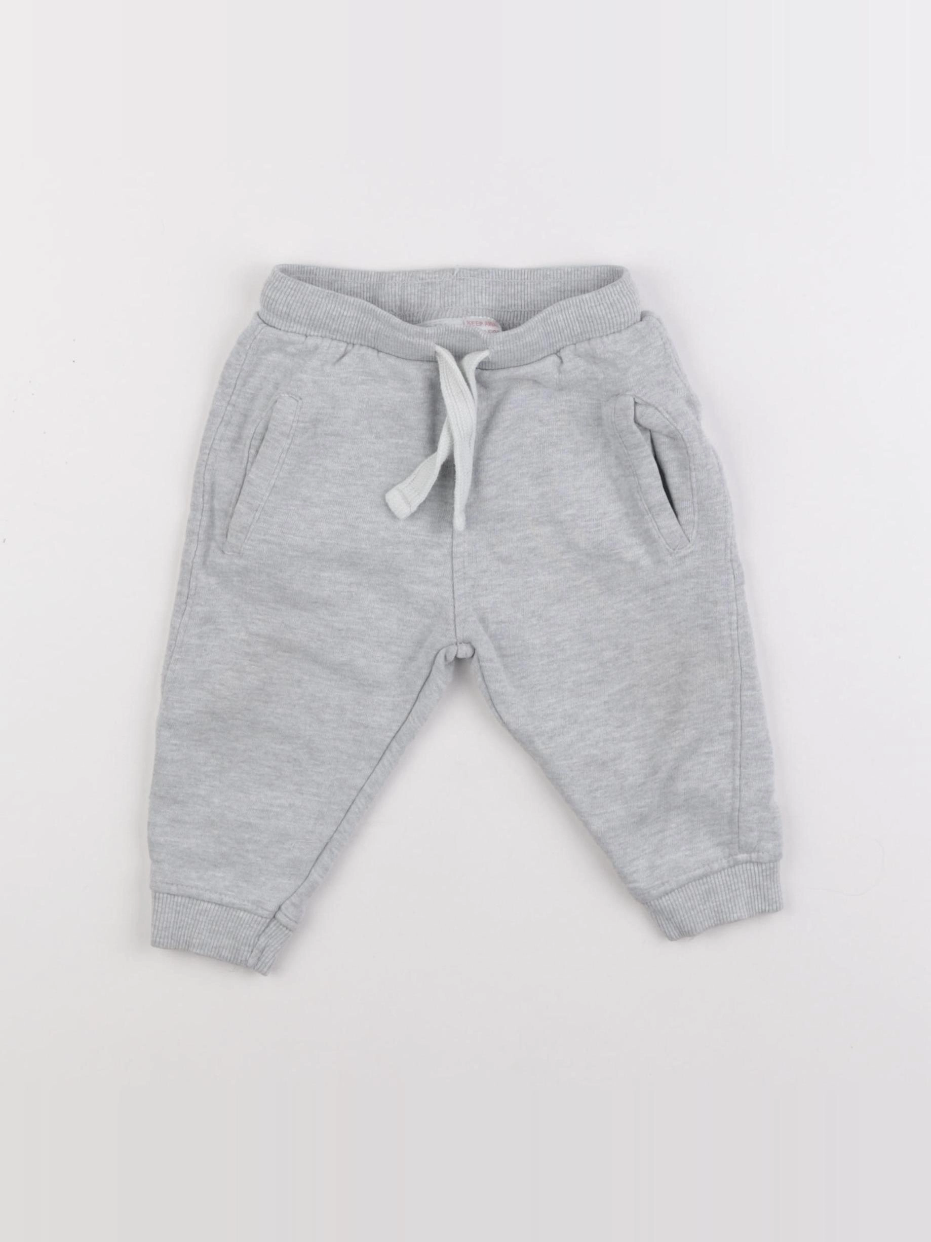 Zara - jogging gris - 9/12 mois