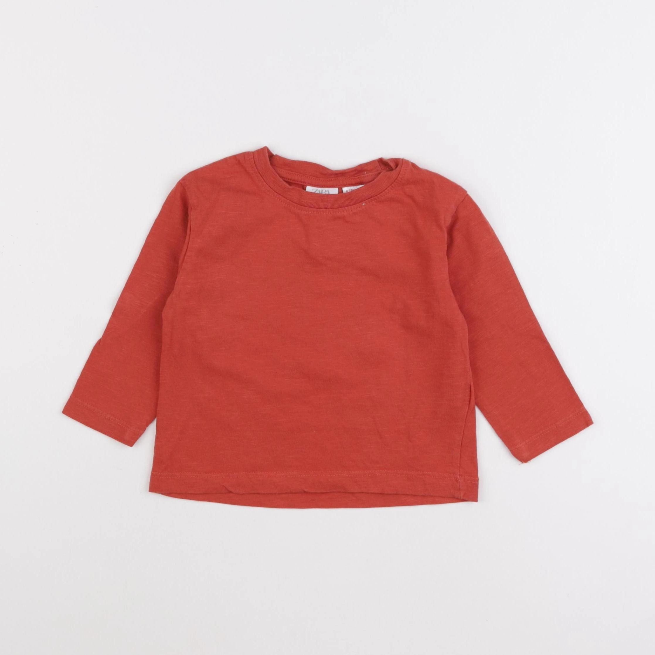 Zara - tee-shirt rouge - 9/12 mois