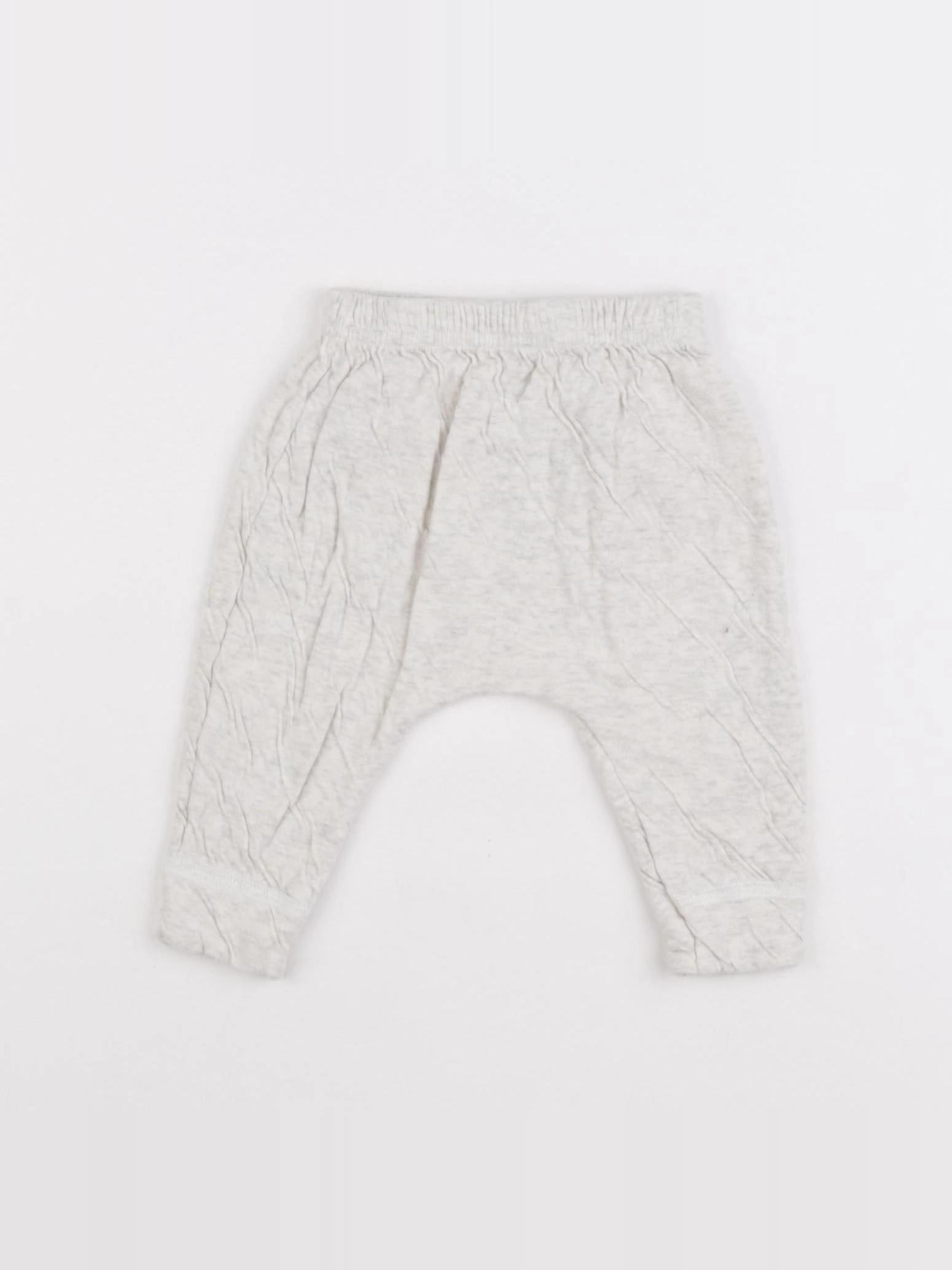 Petit Bateau - sarouel gris - 6 mois