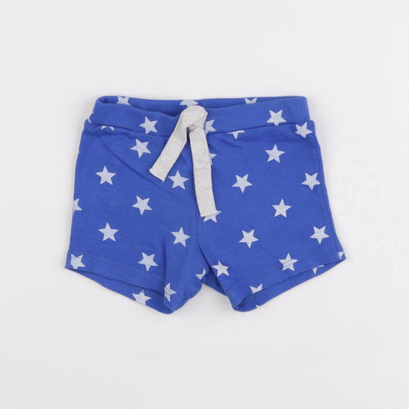 Petit Bateau - short bleu - 6 mois