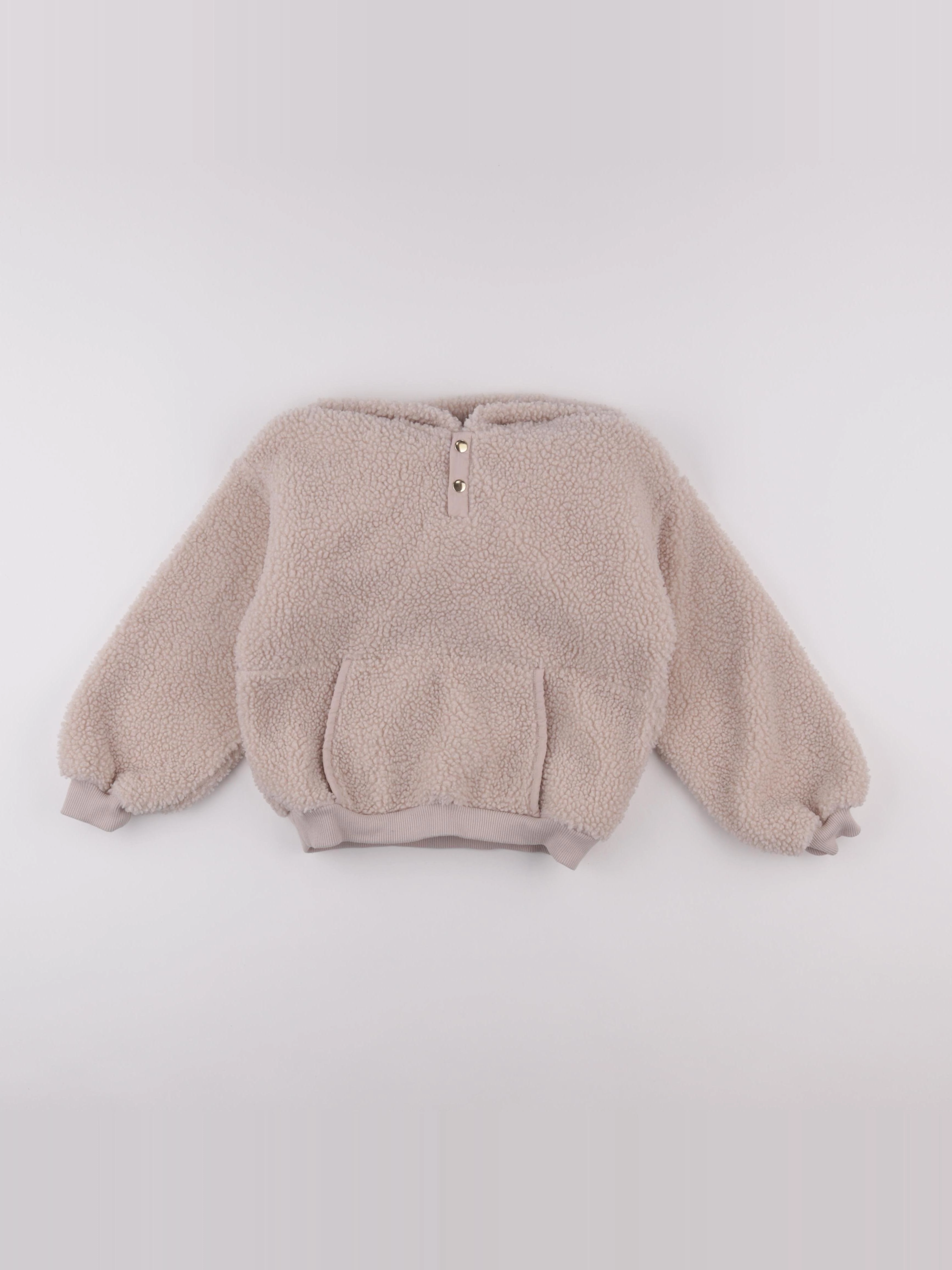 Vertbaudet - pull beige - 8 ans