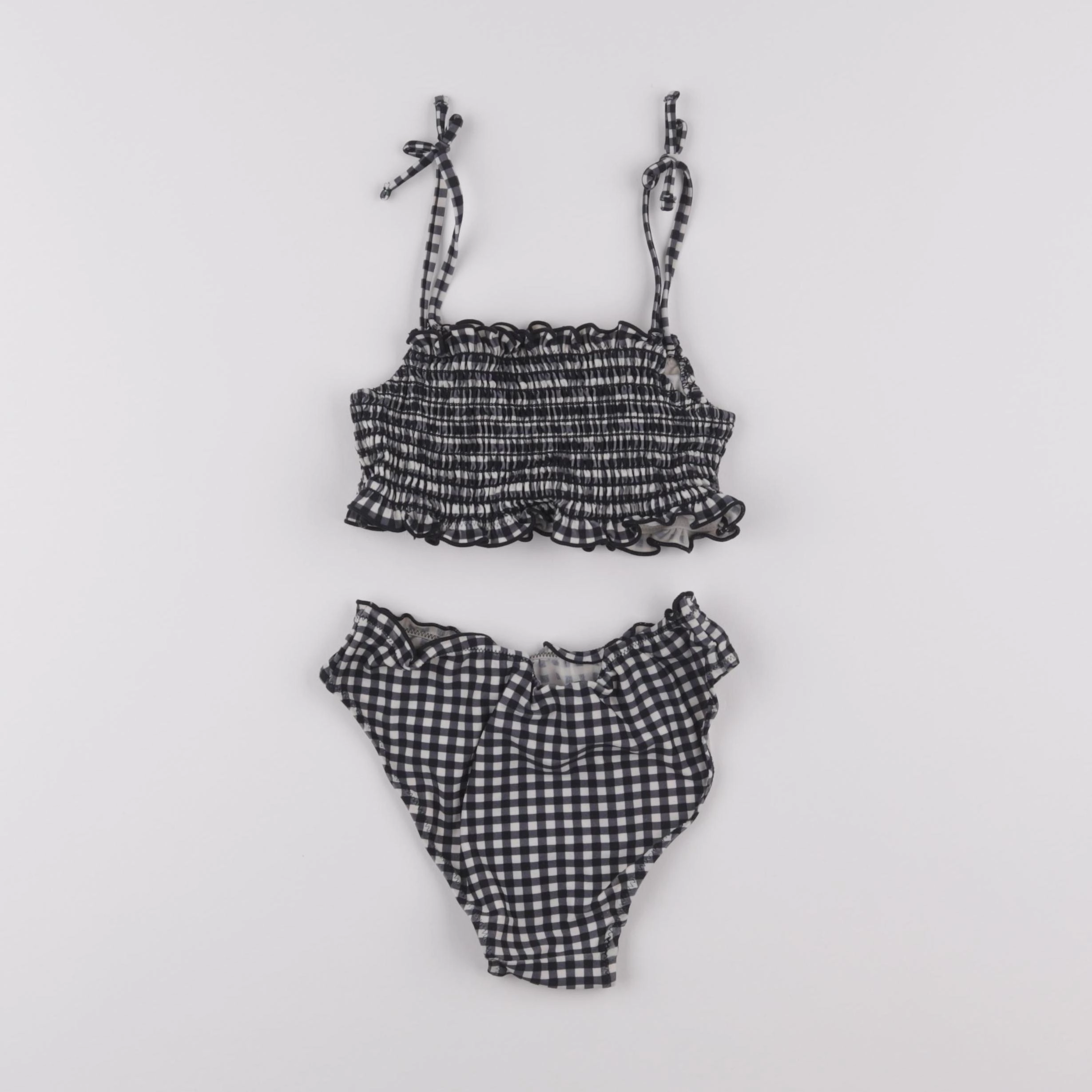 Vertbaudet - maillot de bain bleu, blanc - 8 ans