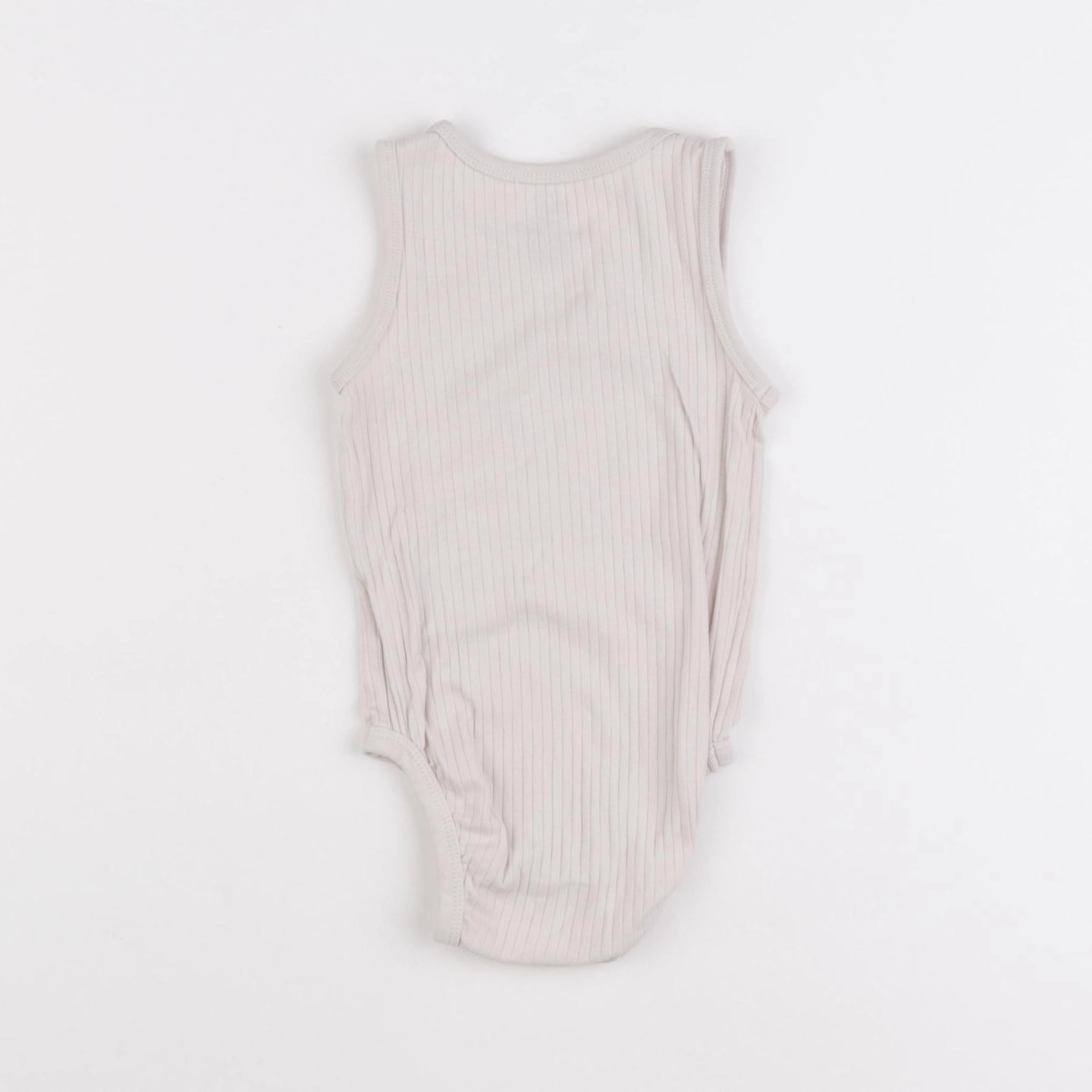 H&M - body beige - 6/9 mois