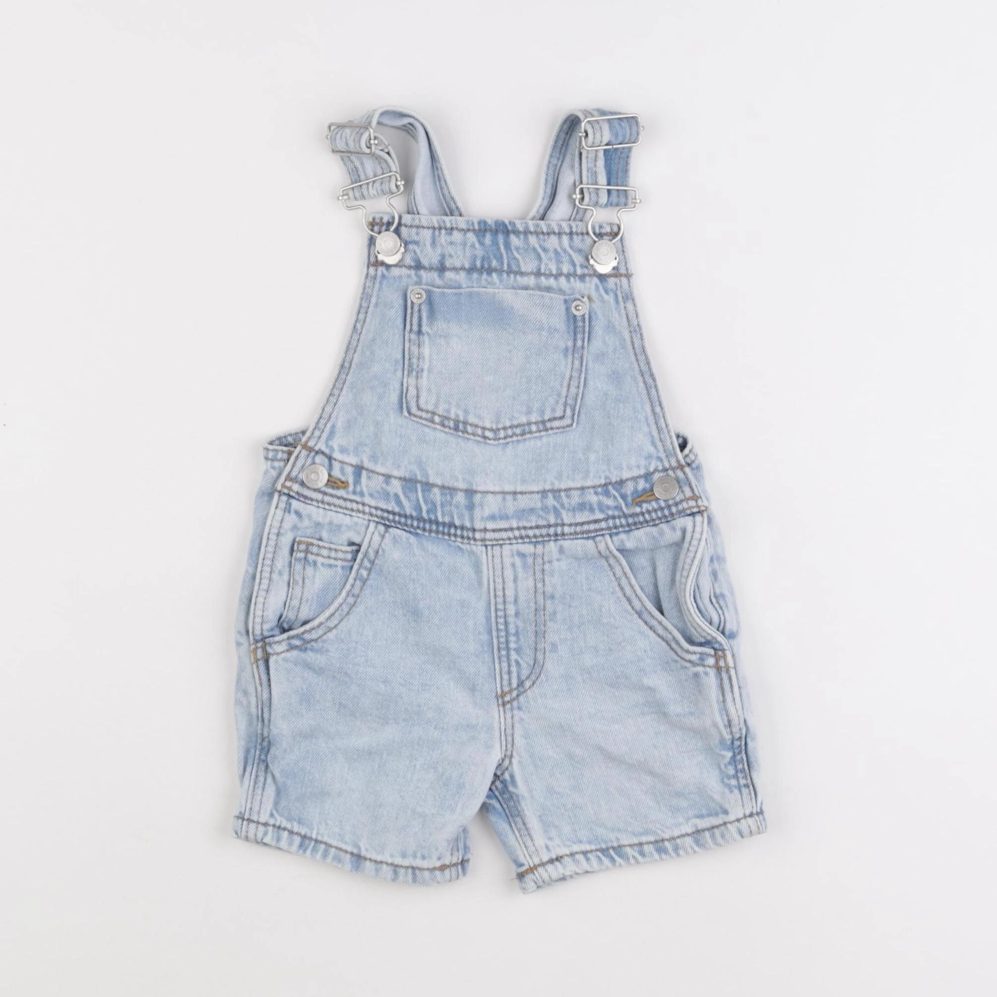 Zara - salopette bleu - 3/6 mois