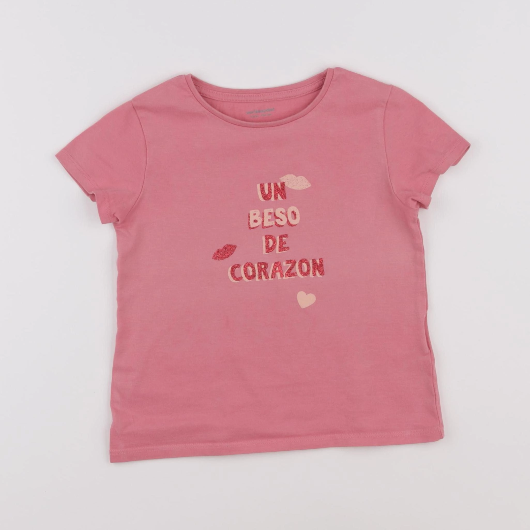 Vertbaudet - tee-shirt rose - 4 ans