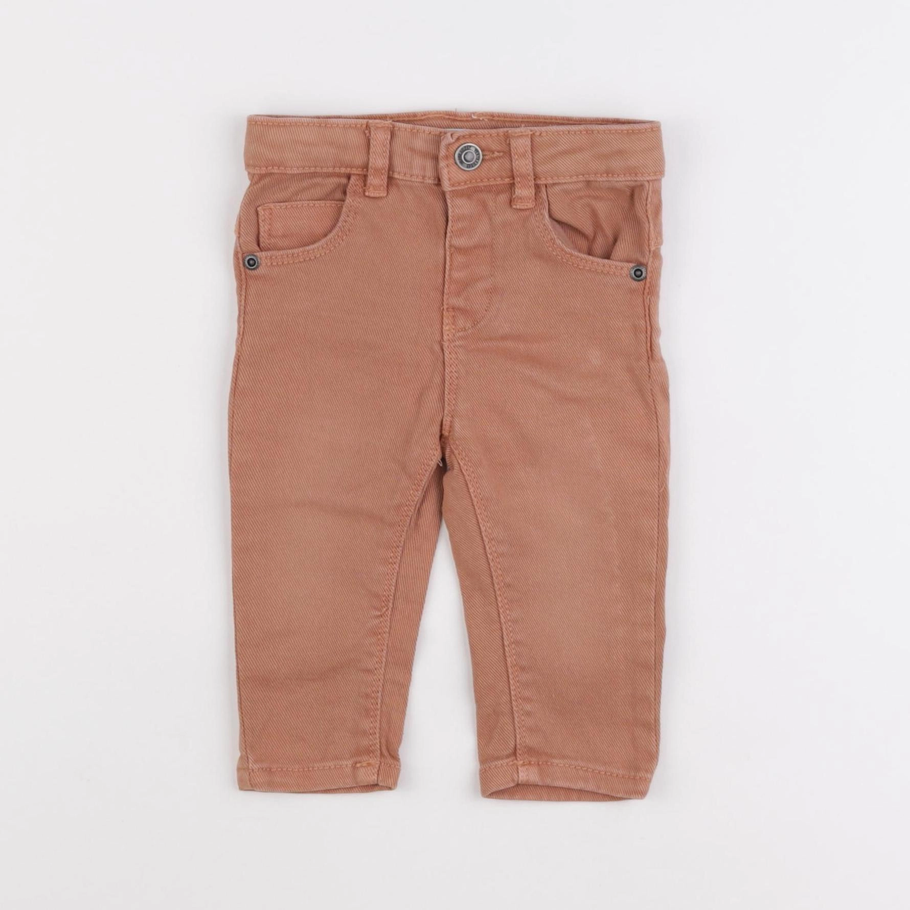 Vertbaudet - jean marron - 6 mois