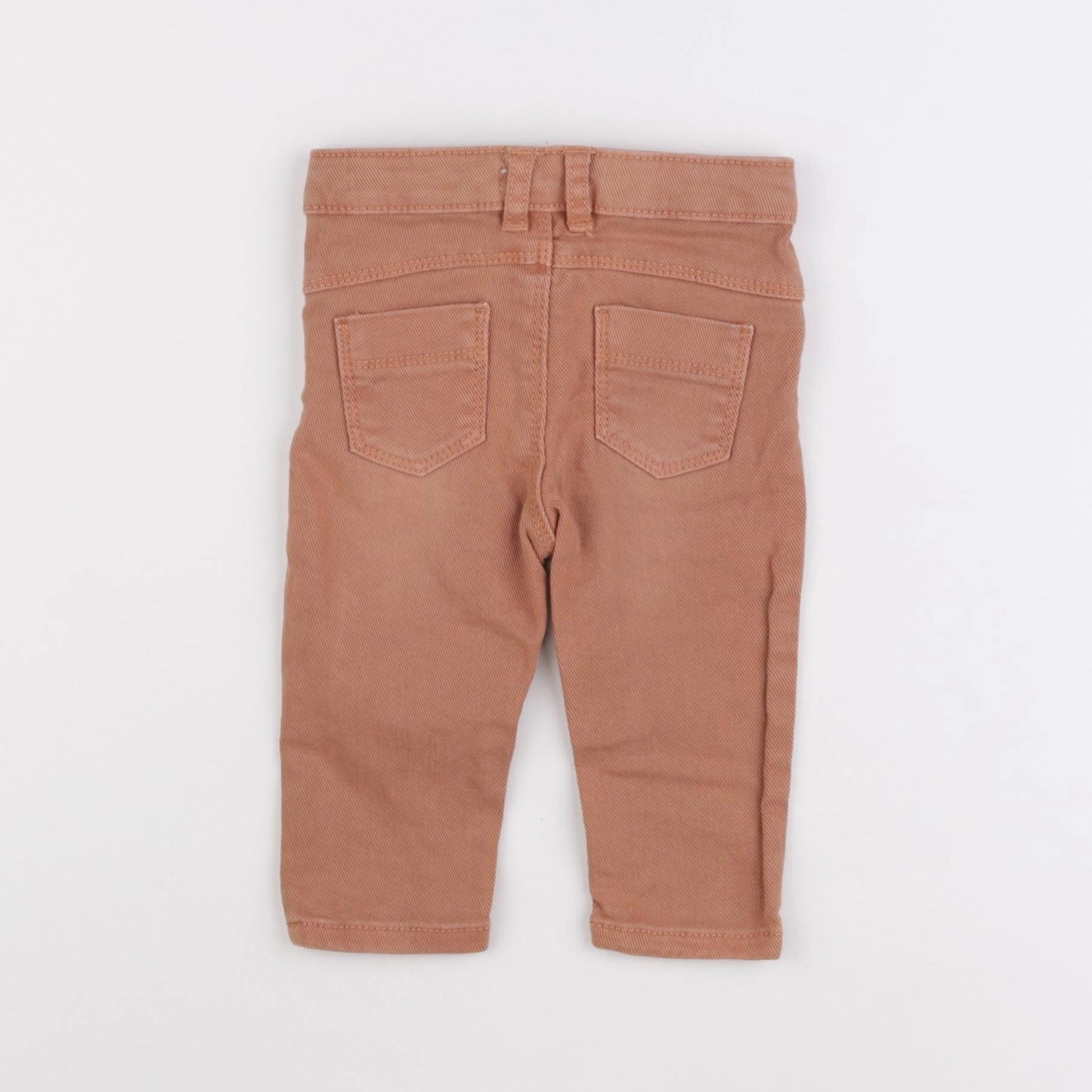 Vertbaudet - jean marron - 6 mois