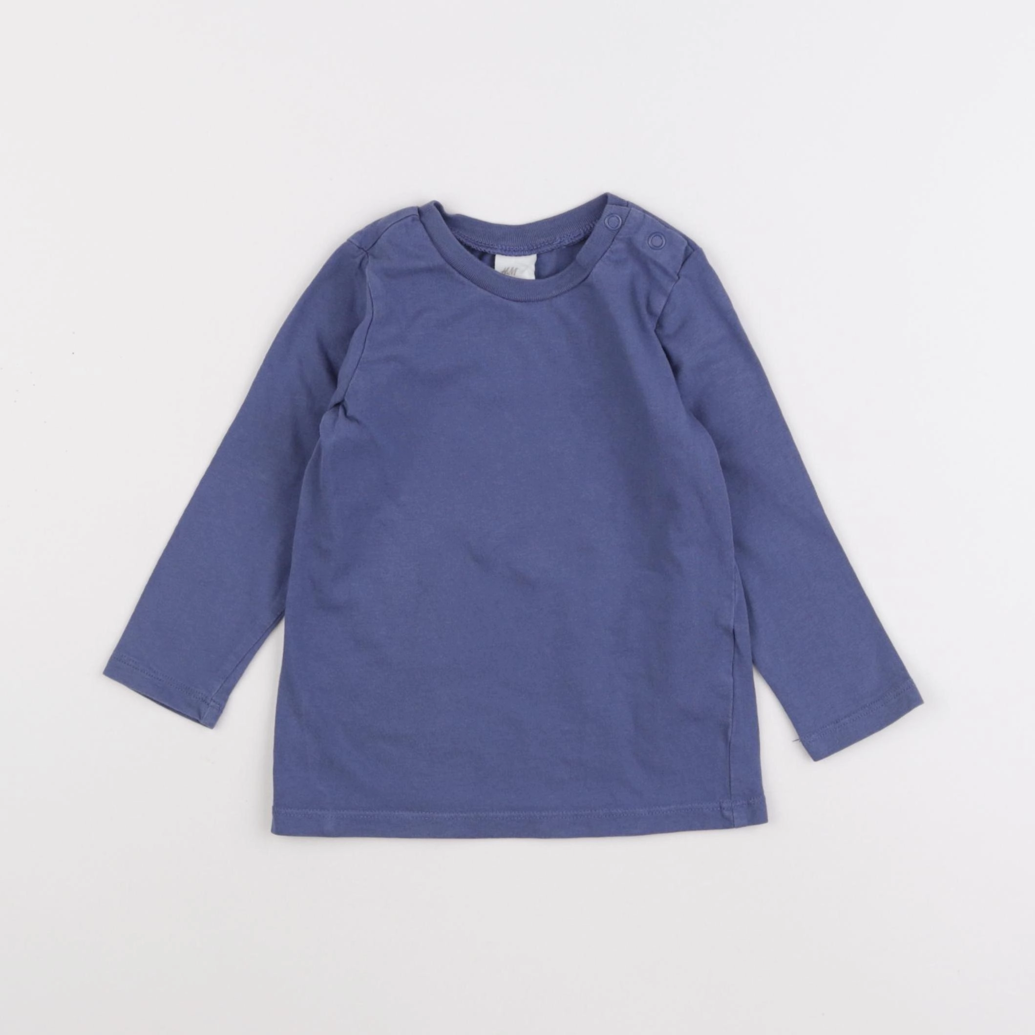 H&M - tee-shirt bleu - 9/12 mois