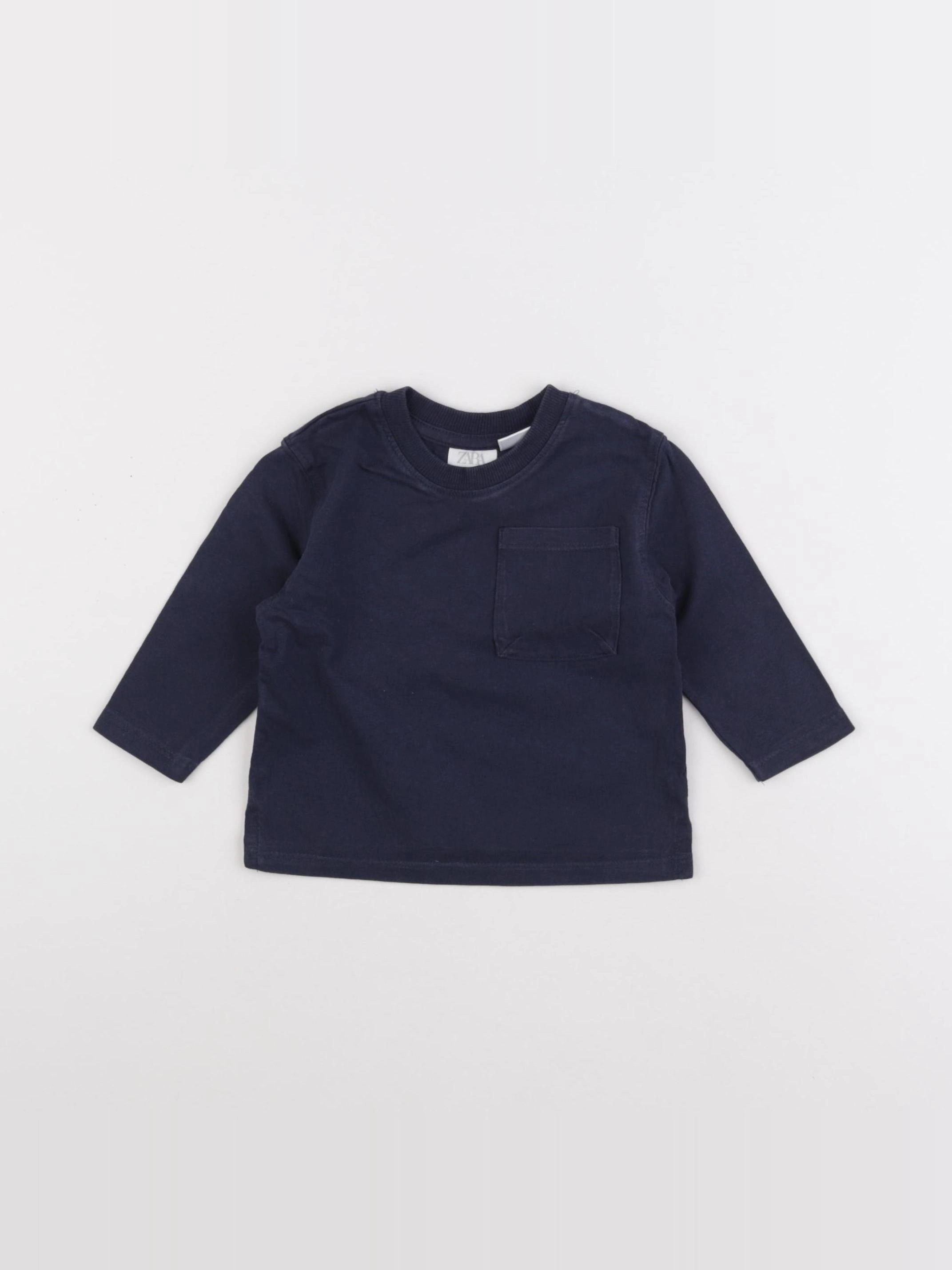 Zara - tee-shirt bleu - 3/6 mois