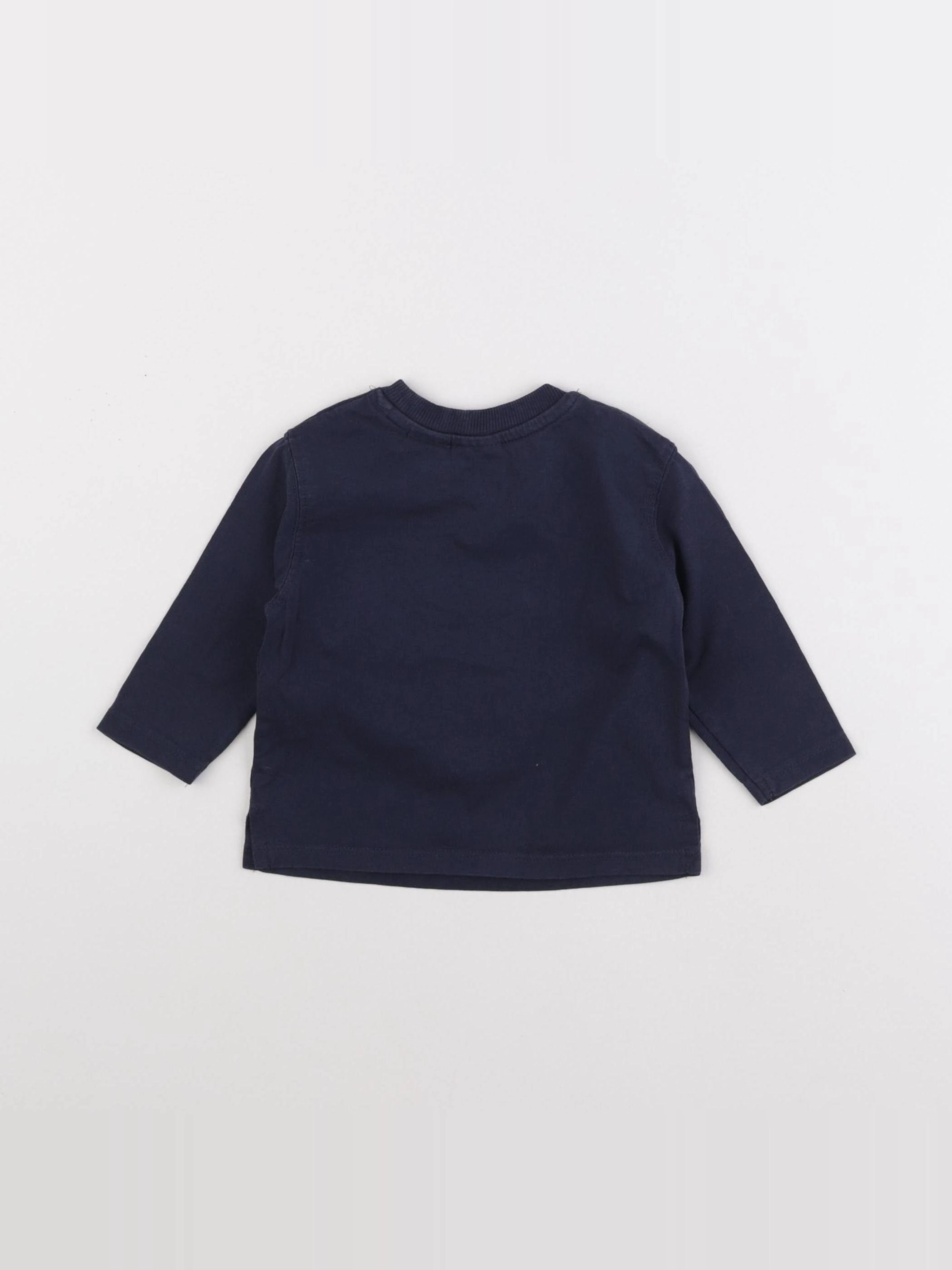 Zara - tee-shirt bleu - 3/6 mois