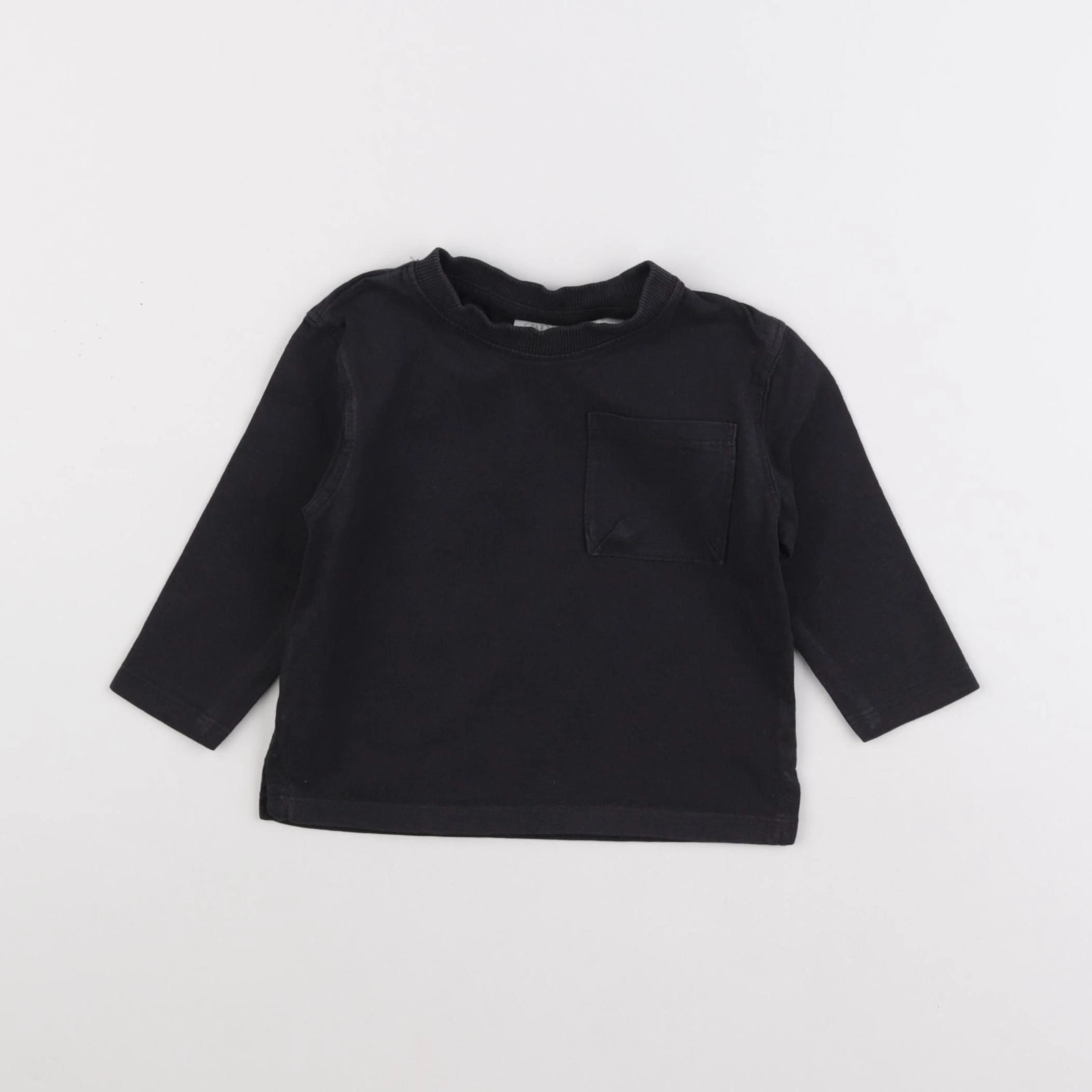 Zara - tee-shirt noir - 6/9 mois